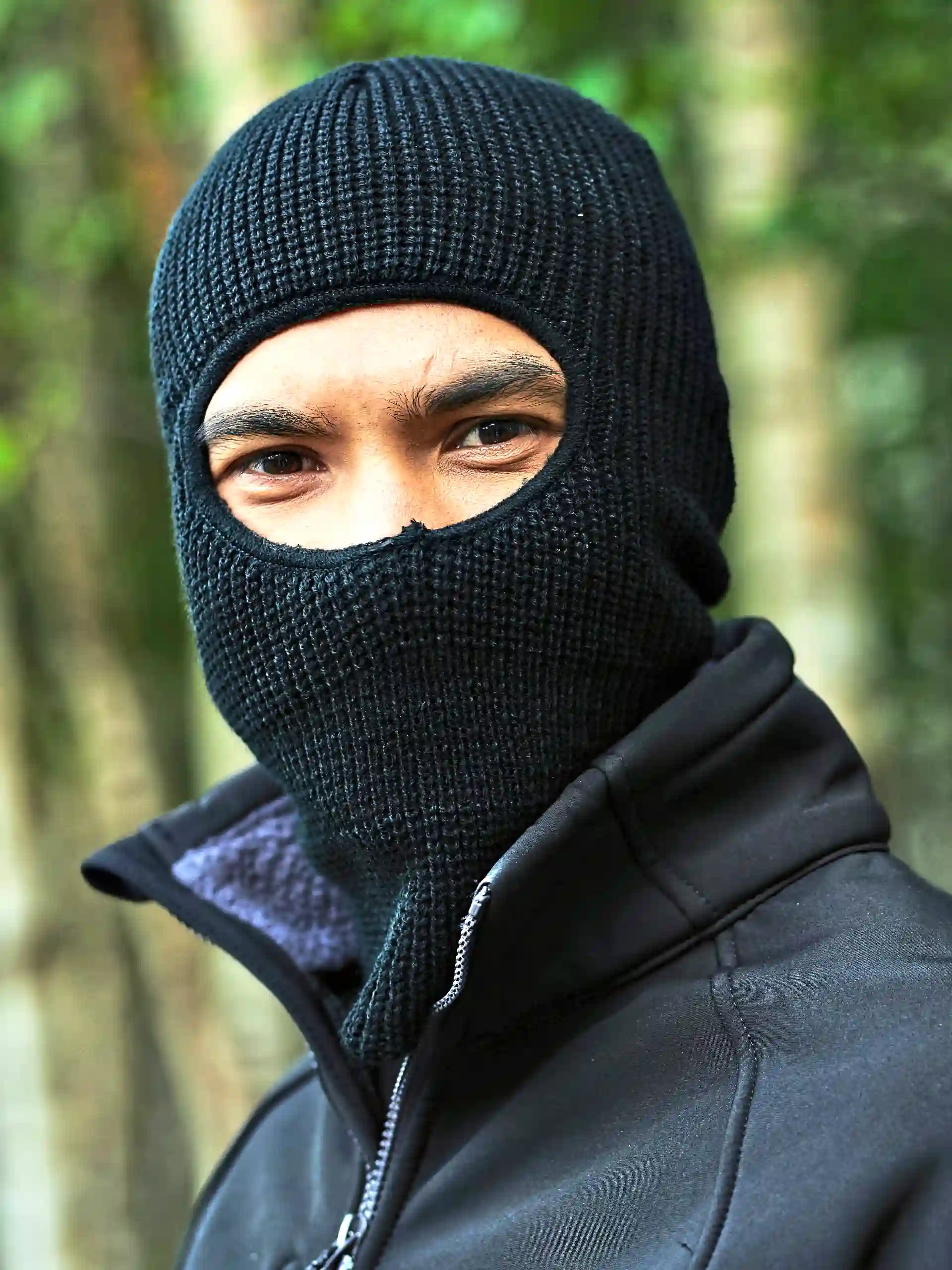 regatta-trc304-open-face-balaclava-black-model-1 Regatta Open Face Balaclava
