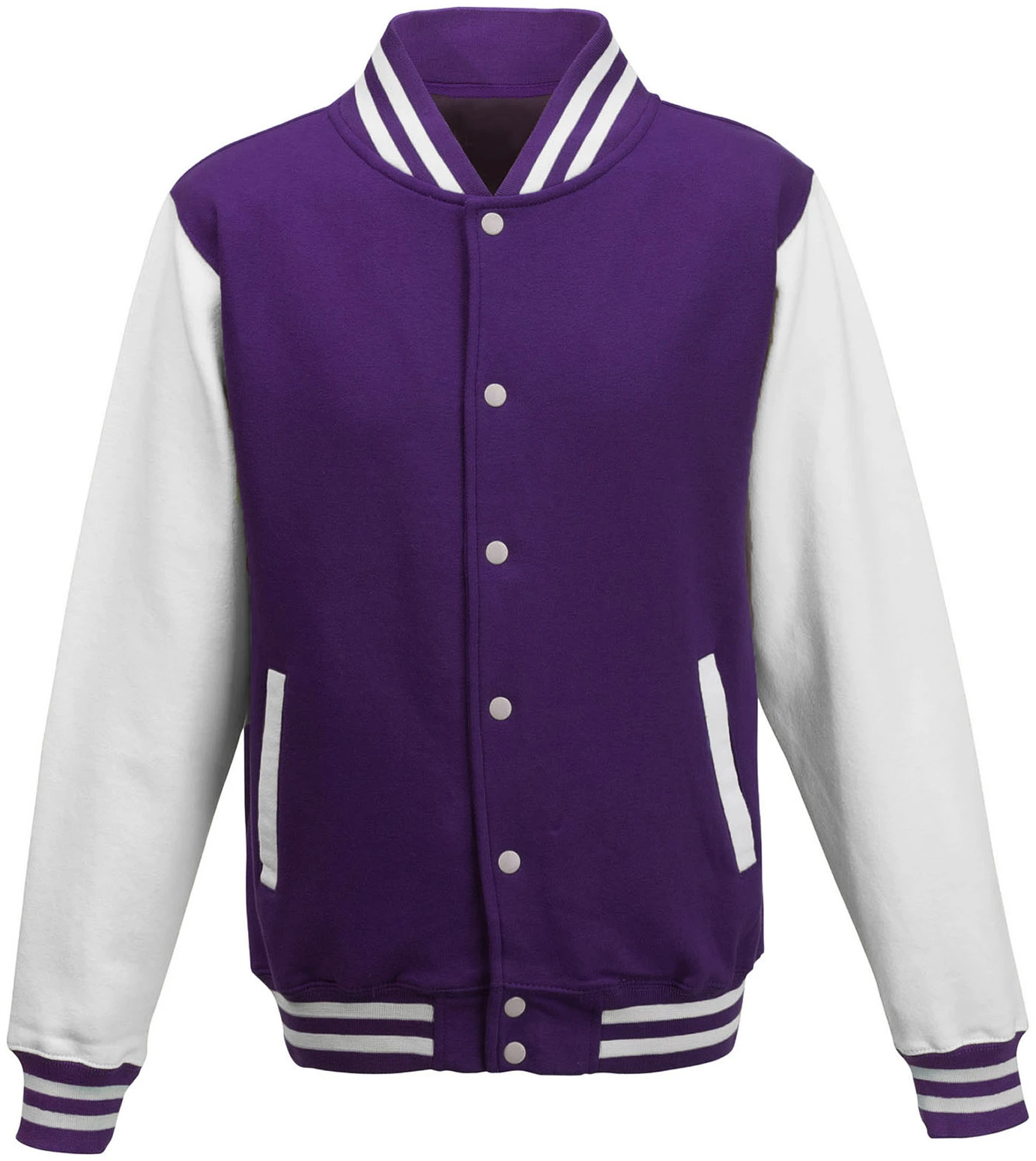 justhoods-jh043-varsity-jacket-purple-white-front-1 Just Hoods Varsity Jacket