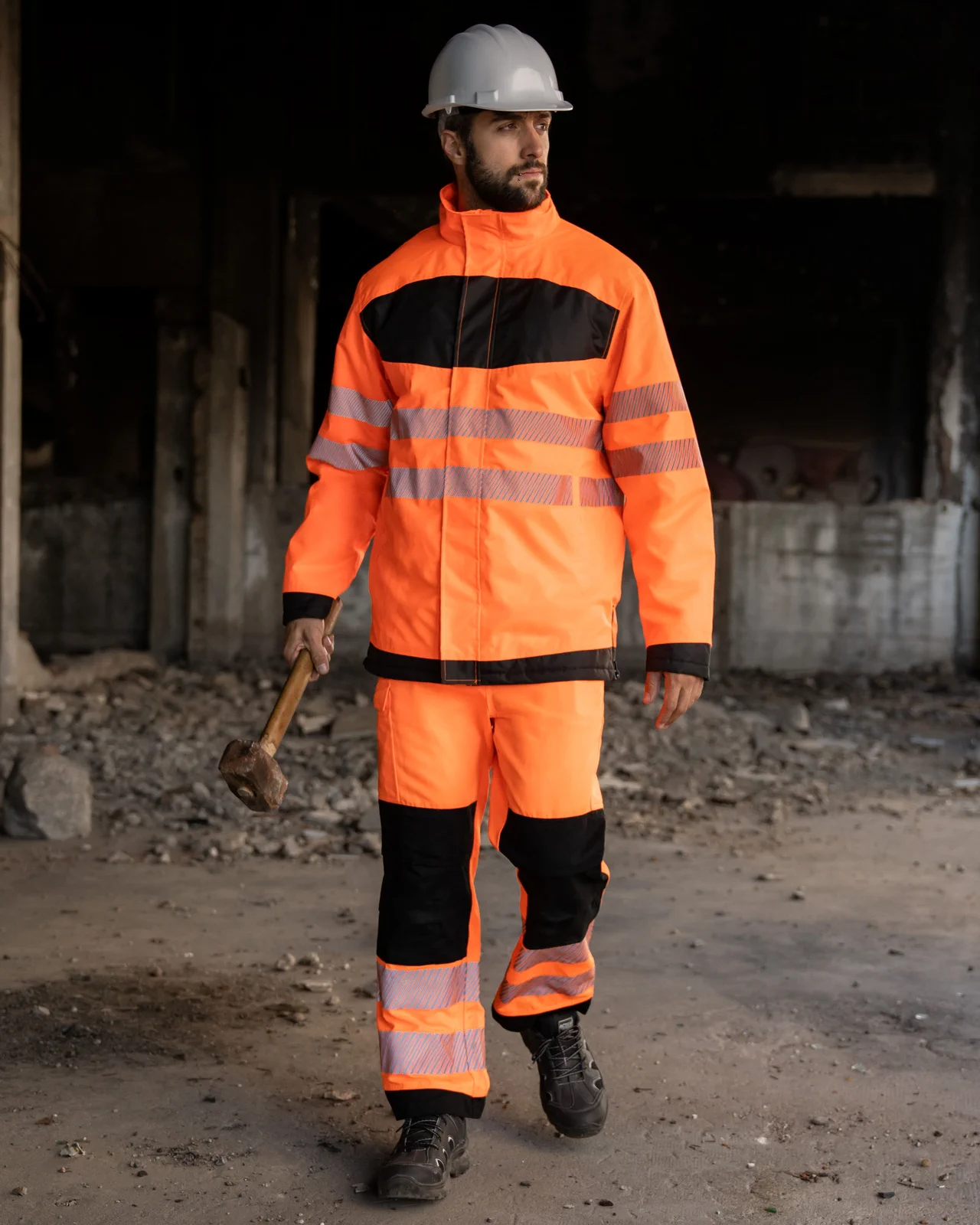 Korntex EOS Hi-Vis Workwear Parka With Printing Area