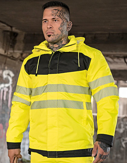 Korntex EOS Hi-Vis Workwear Parka With Printing Area
