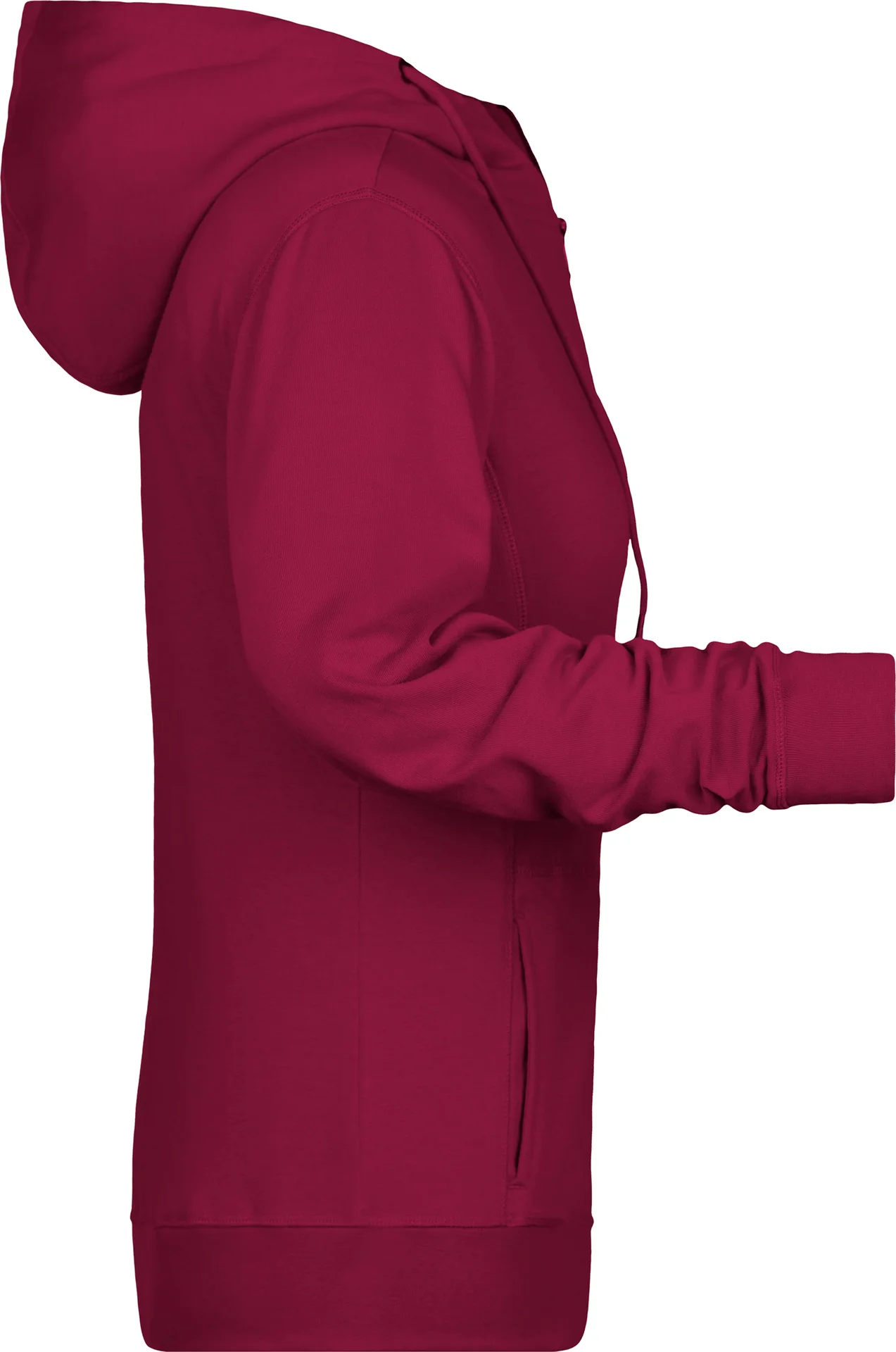 James & Nicholson Ladies Zip-Hoody