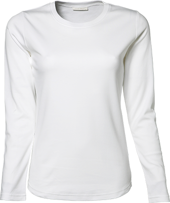 TEE JAYS Ladies Long Sleeve Interlock Tee TEE JAYS Ladies Long Sleeve Interlock Tee