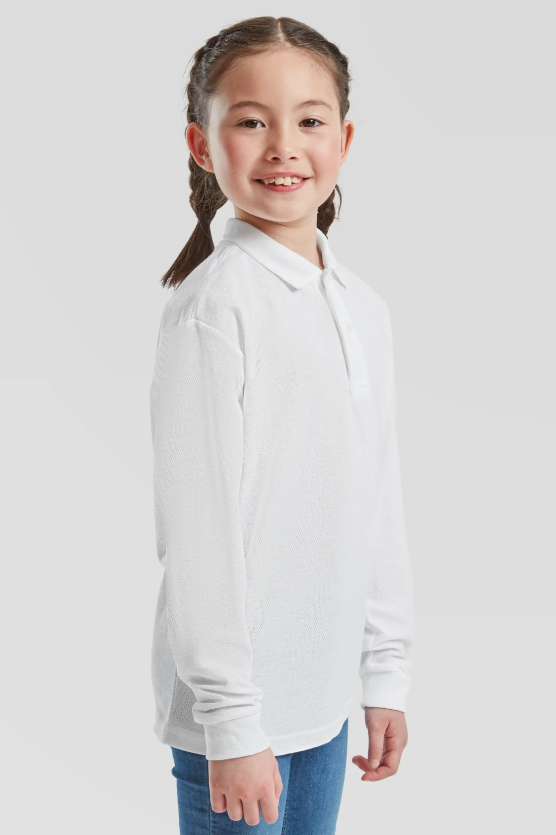 F.O.L. Long Sleeve 65/35 Polo Kids