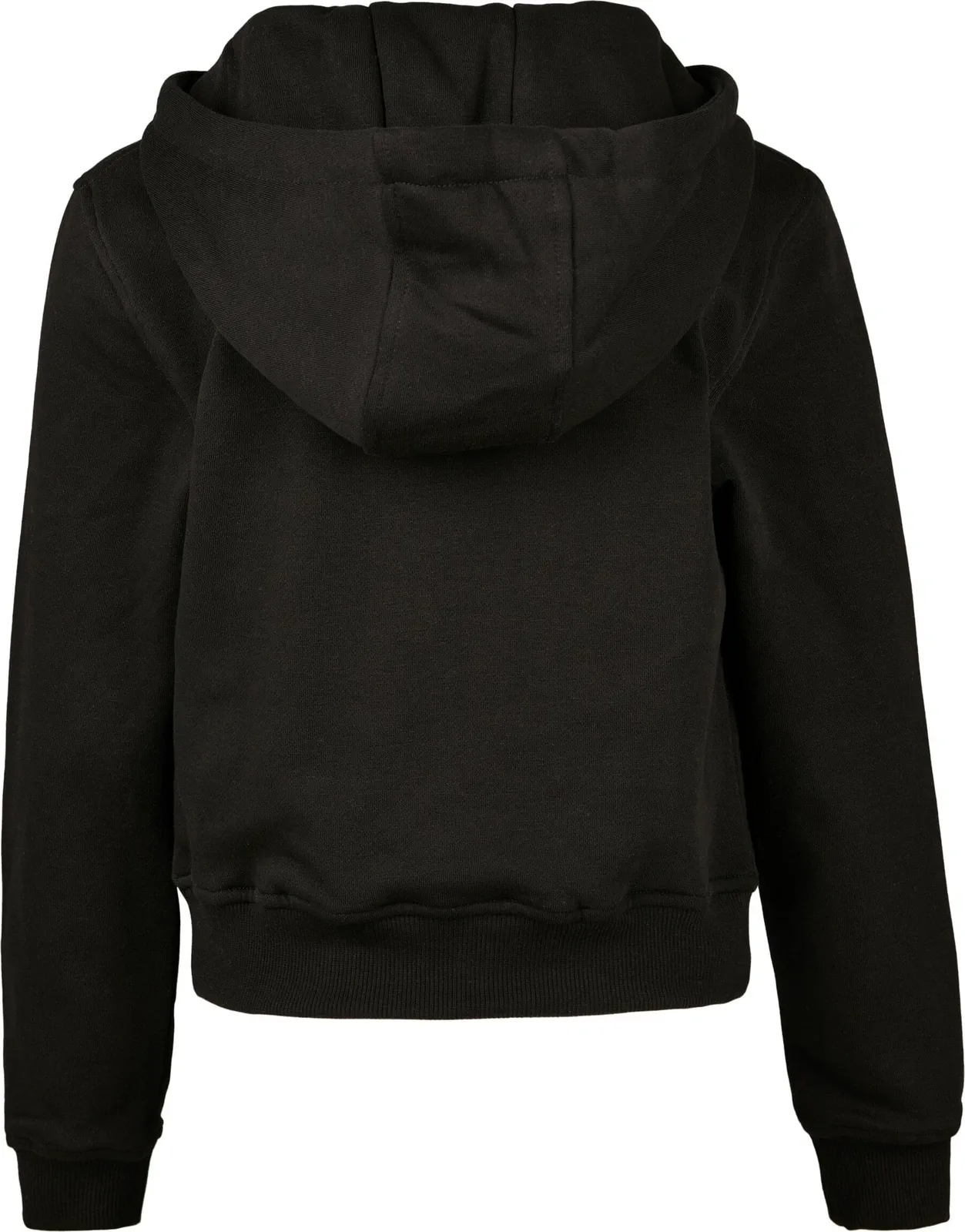 Build Your Brand Girls Cropped Sweat Hoody