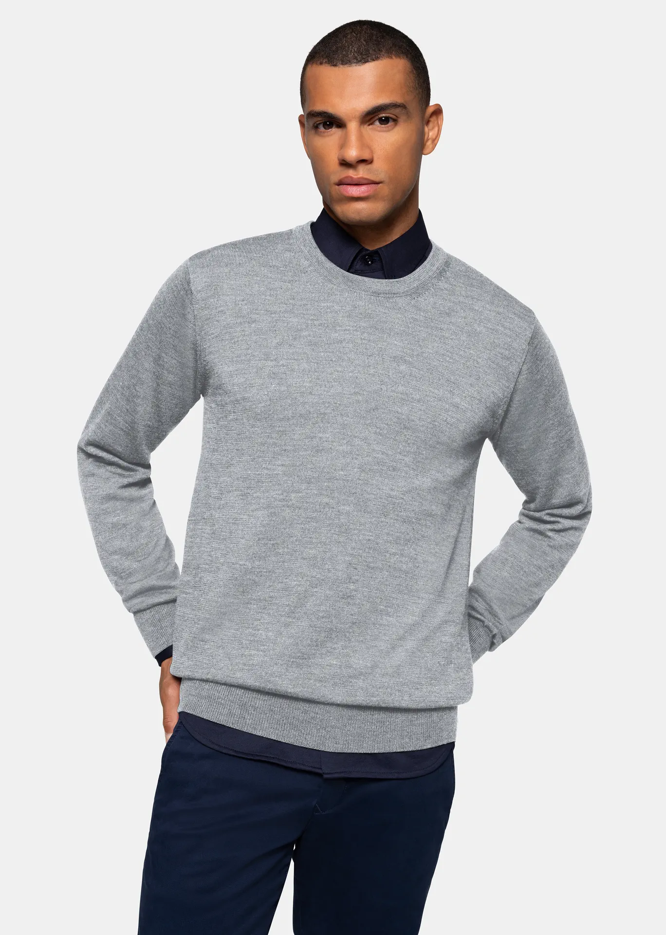 HAKRO Pullover 156 Merino-Wolle