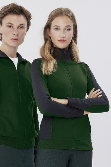 HAKRO Damen-Sweatjacke 277 Contrast Mikralinar®