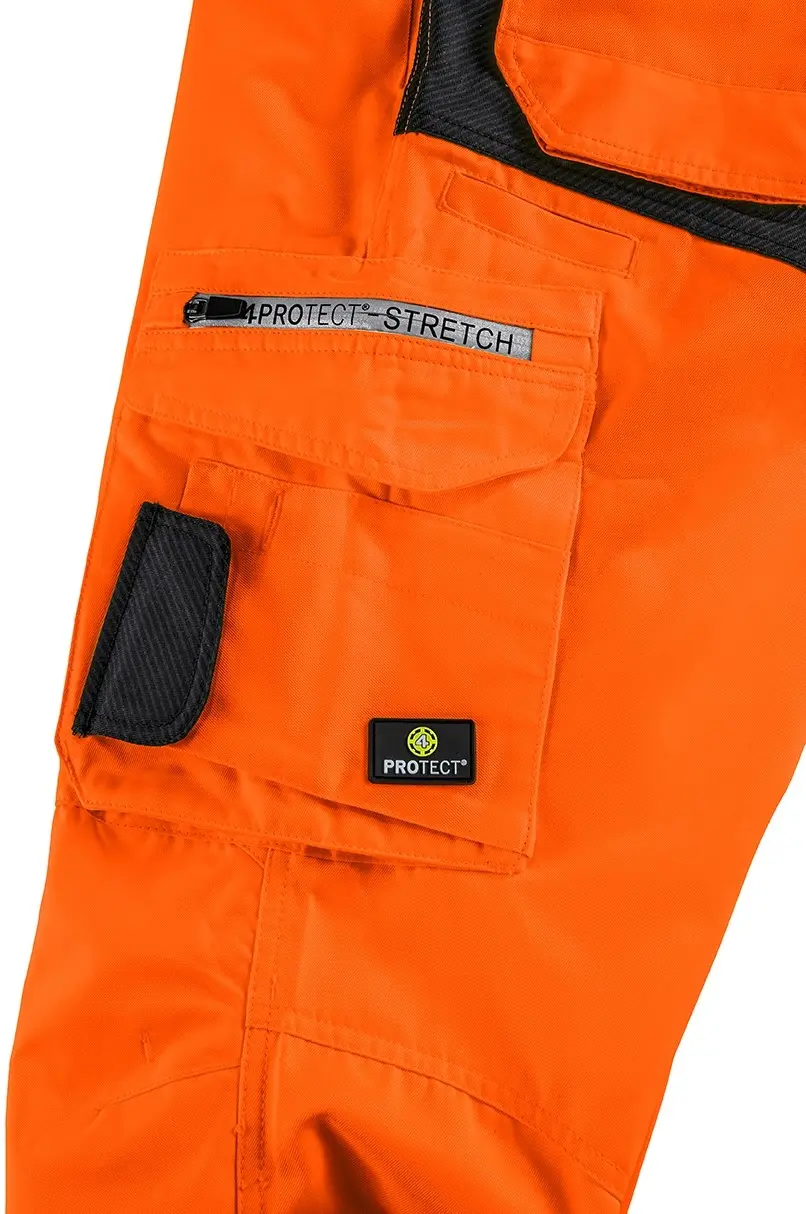4PROTECT® Warnschutz-Latzhose ALABAMA 4PROTECT® Warnschutz-Latzhose ALABAMA