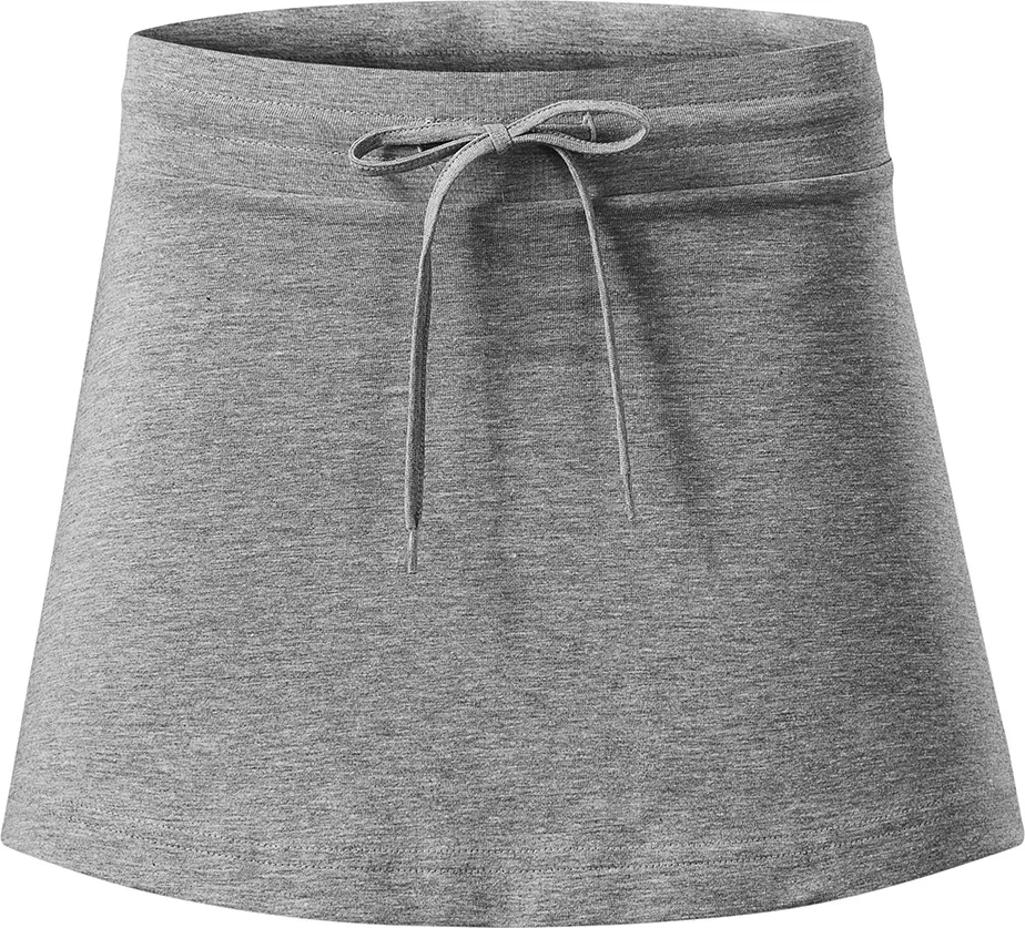 malfini-604-two-in-one-rock-damen-dunkelgrau-meliert-front-2 MALFINI Rock Damen Two in One 604
