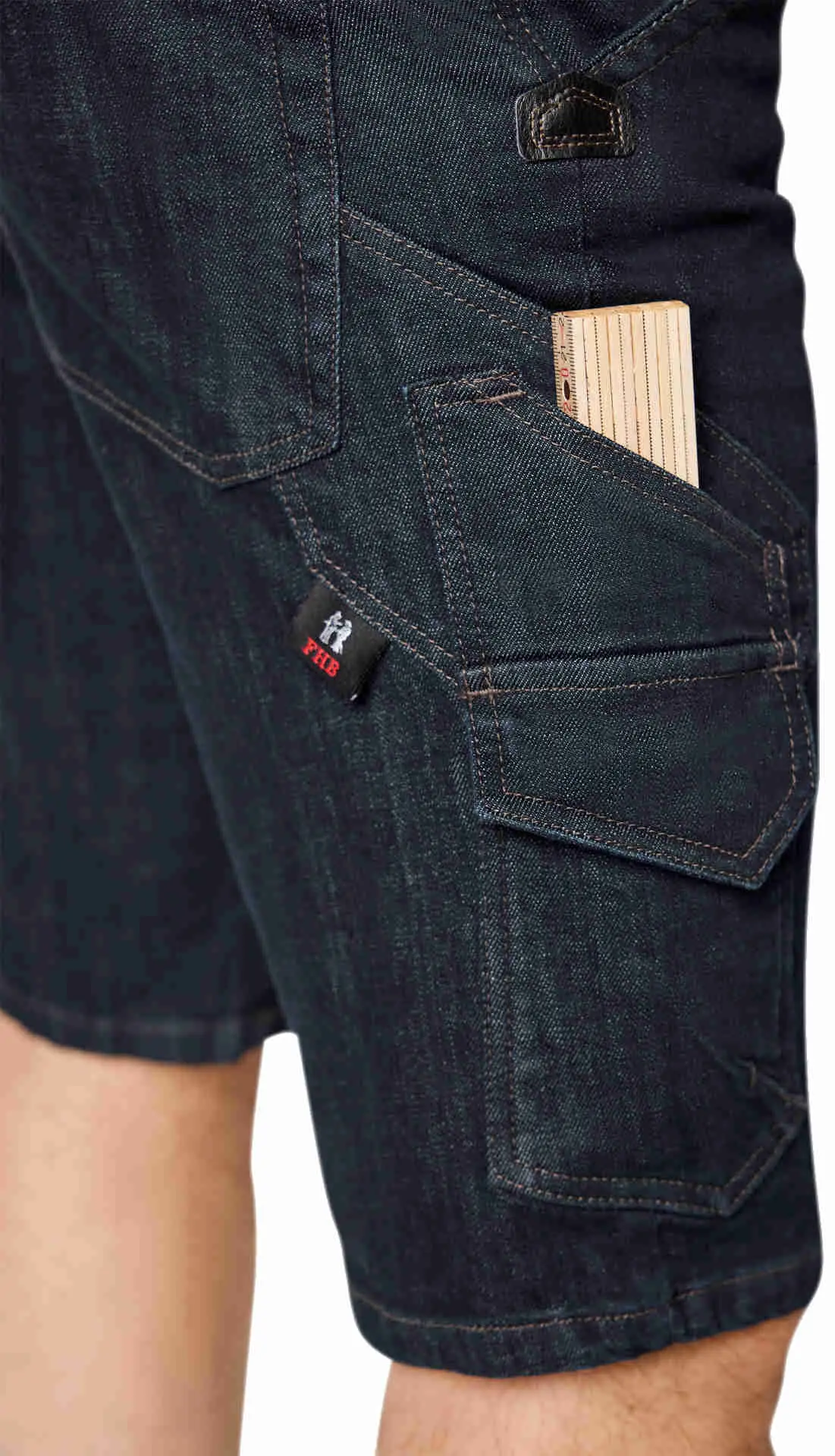 FHB Stretch-Jeans-Zunftbermuda VOLKMAR