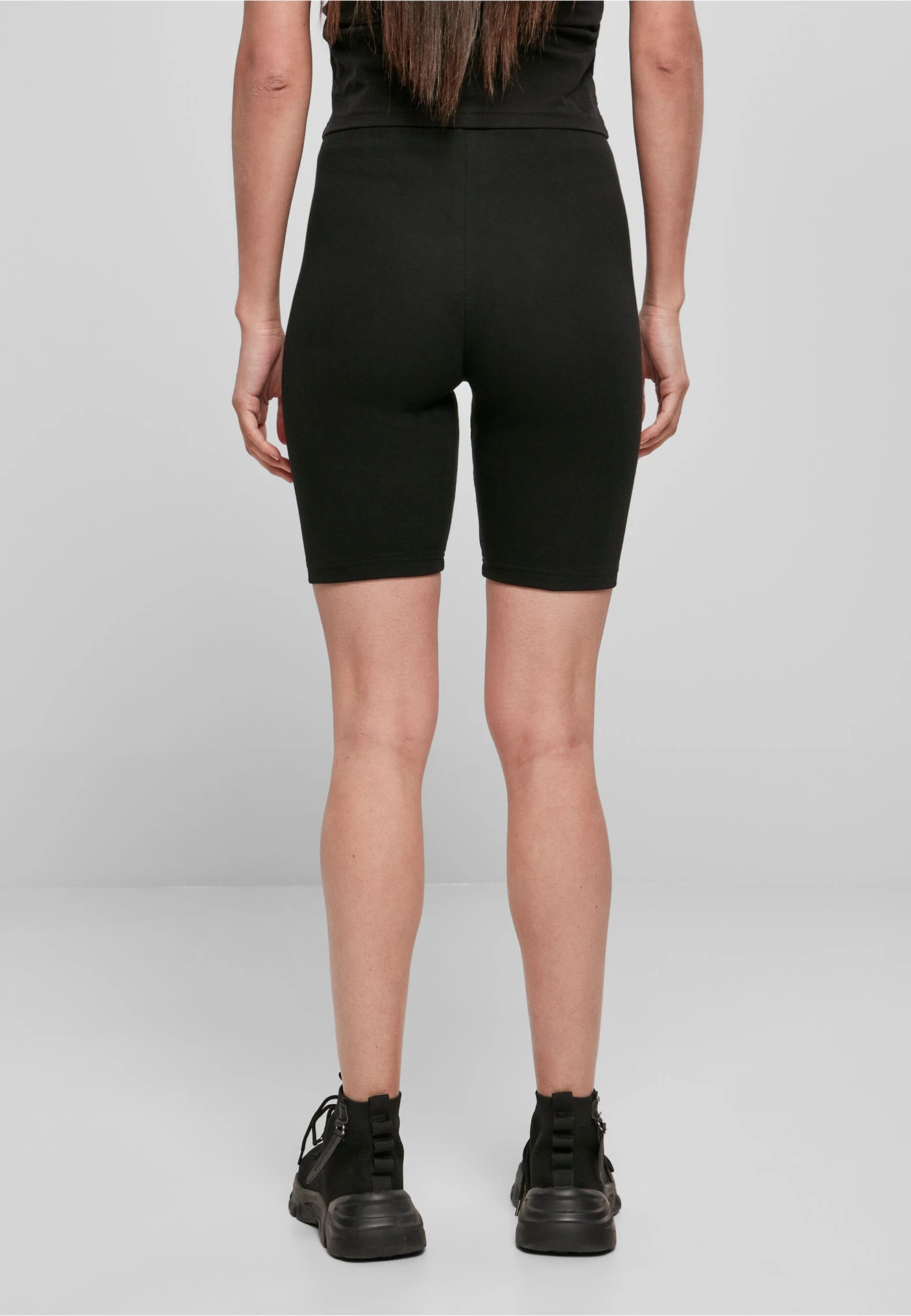 Build Your Brand Ladies High Waist Cycle Shorts