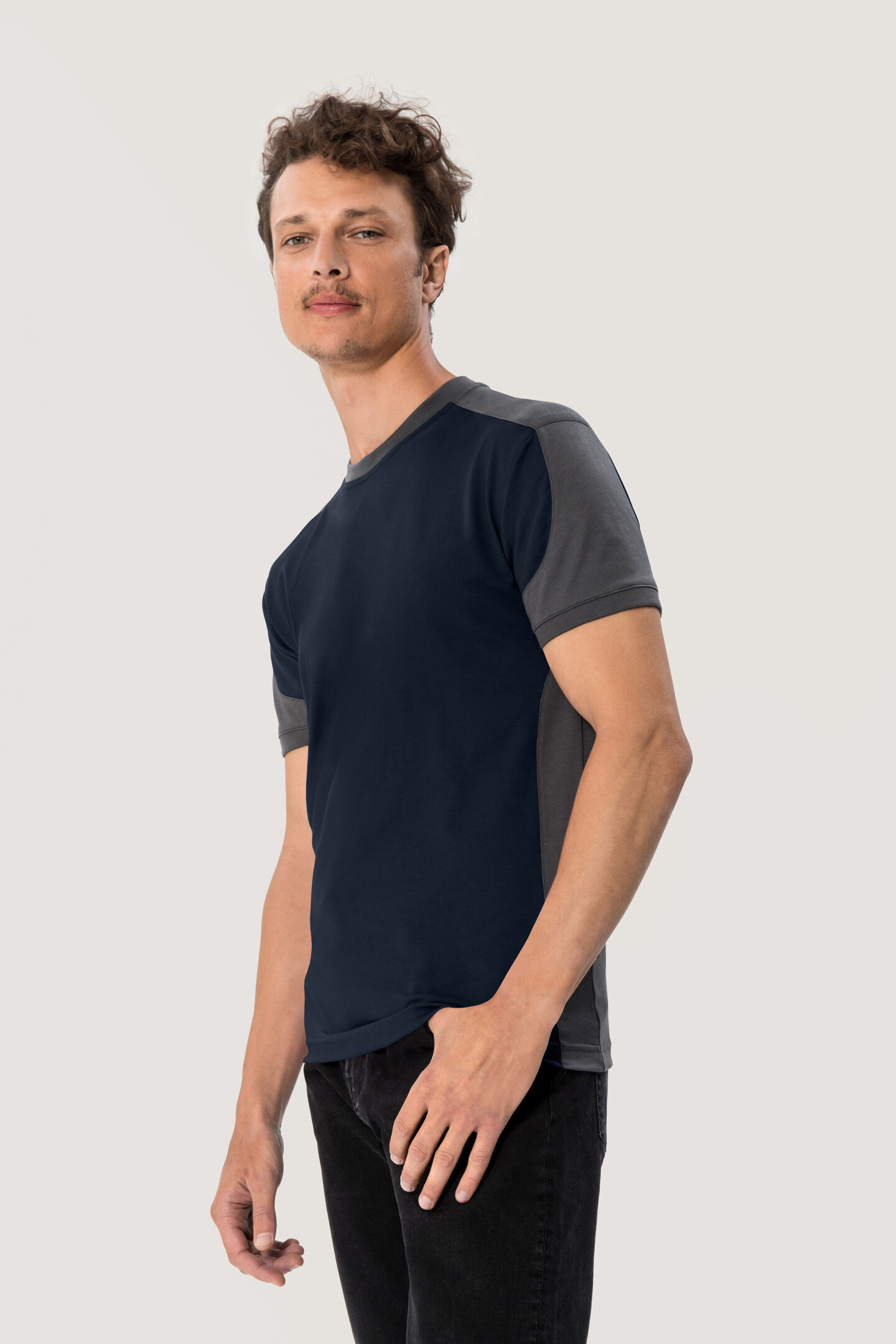HAKRO T-Shirt-Contrast 290 Mikralinar®