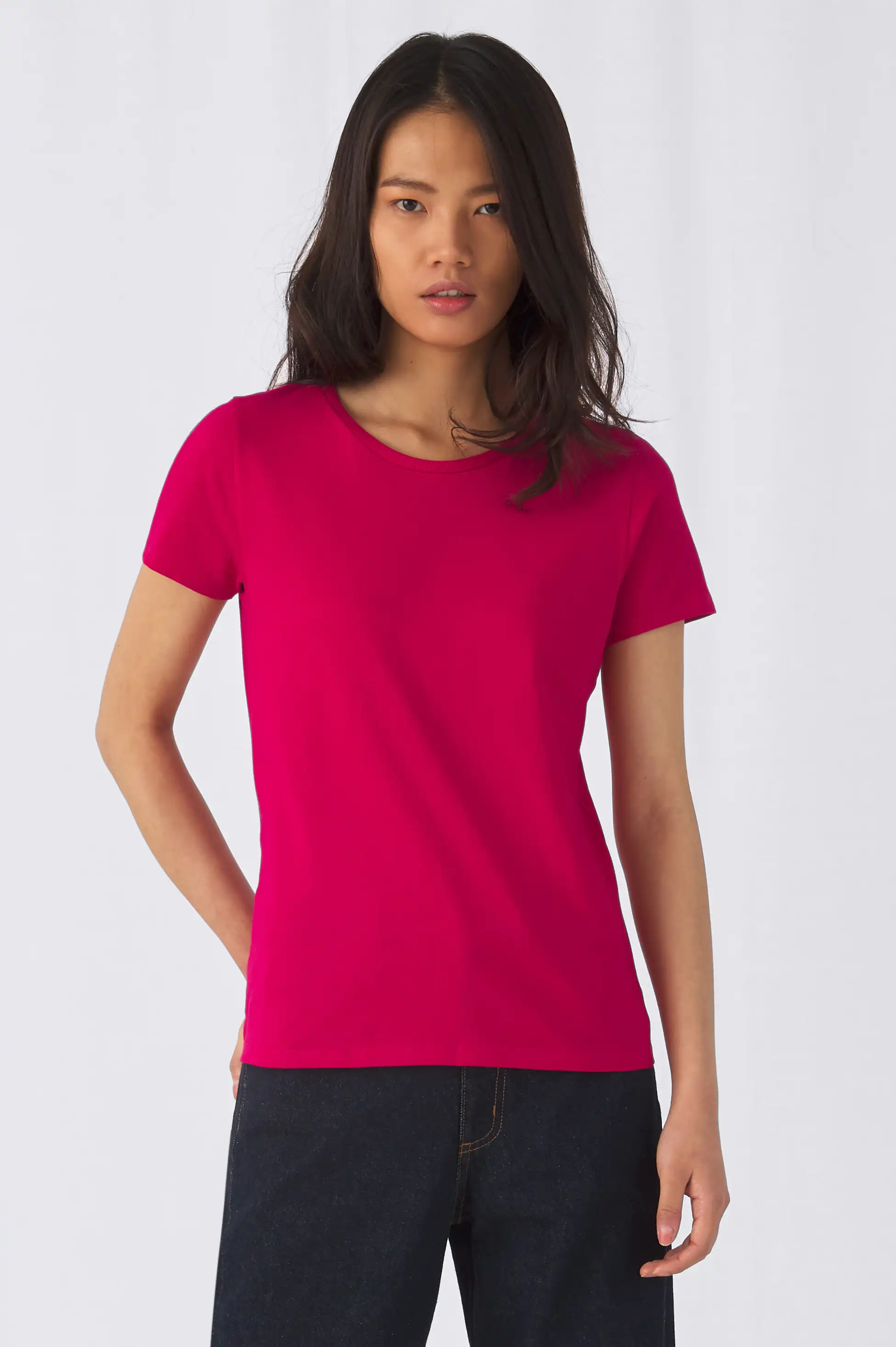 bc-tw04t-hashtag-e190-t-shirt-women-sorbet-model-2 B&C T-Shirt #E190 Women