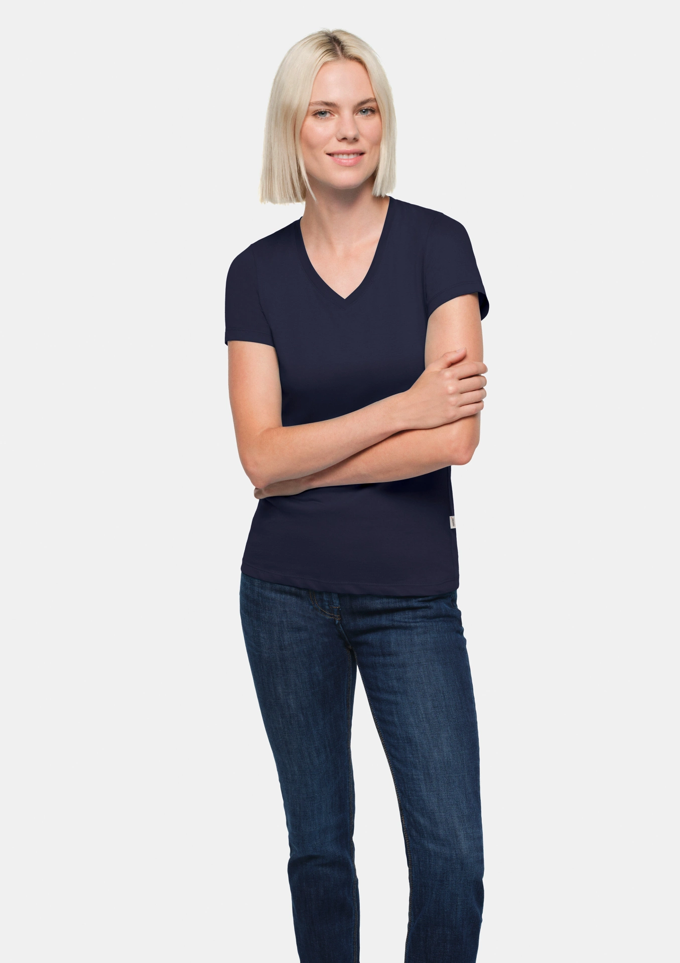 HAKRO Women-V-Shirt 126 Classic