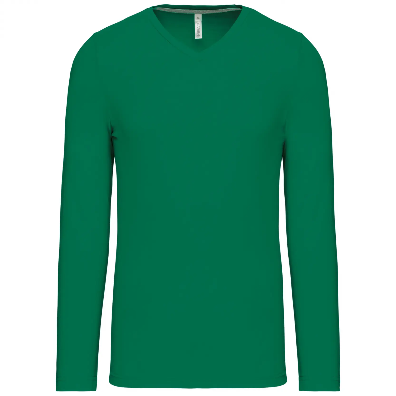 Kariban Herren V-Neck T-Shirt langarm Kariban Herren V-Neck T-Shirt langarm