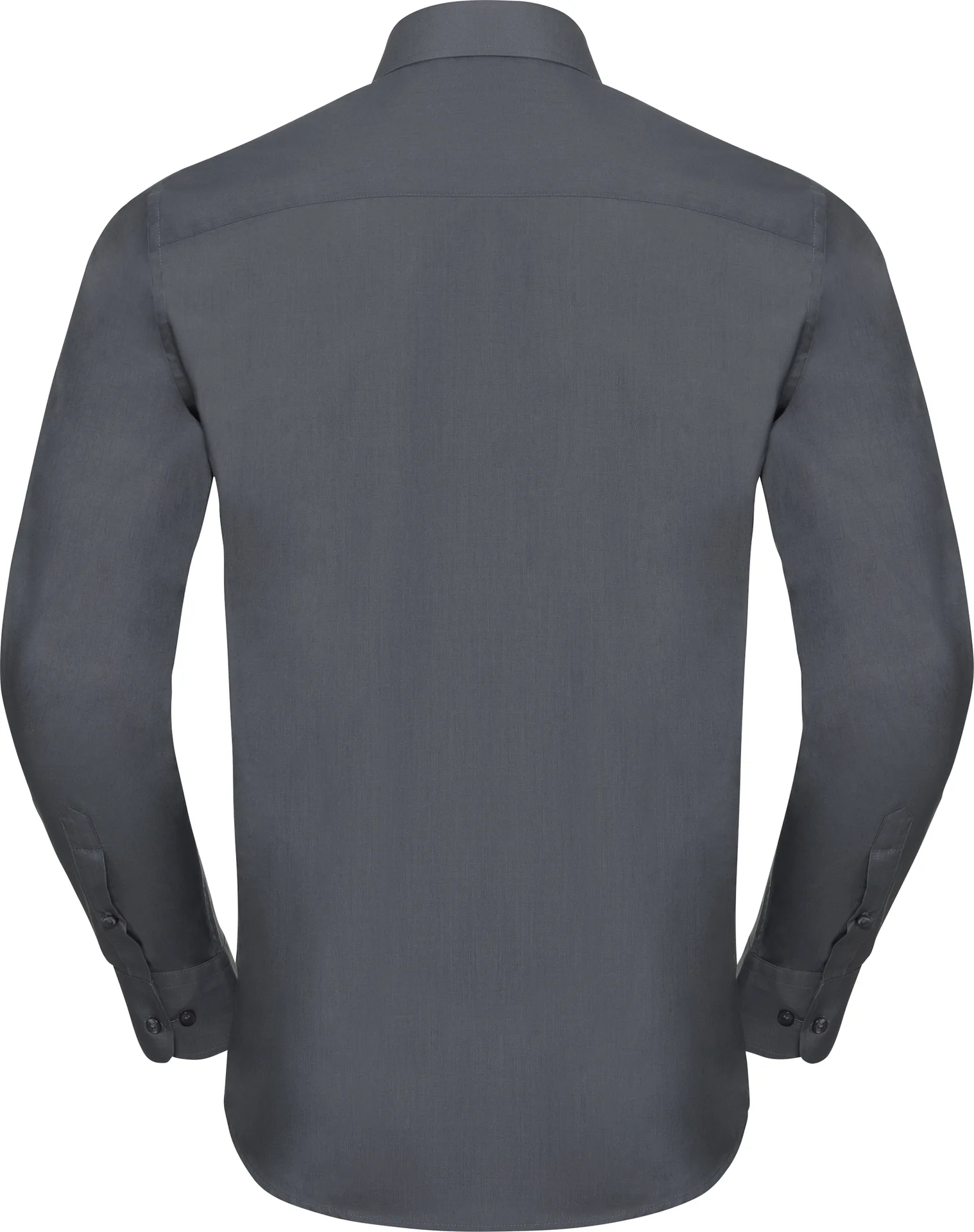 Russell Men's Long Sleeve Polycotton Easy Care Tailored Poplin Shirt