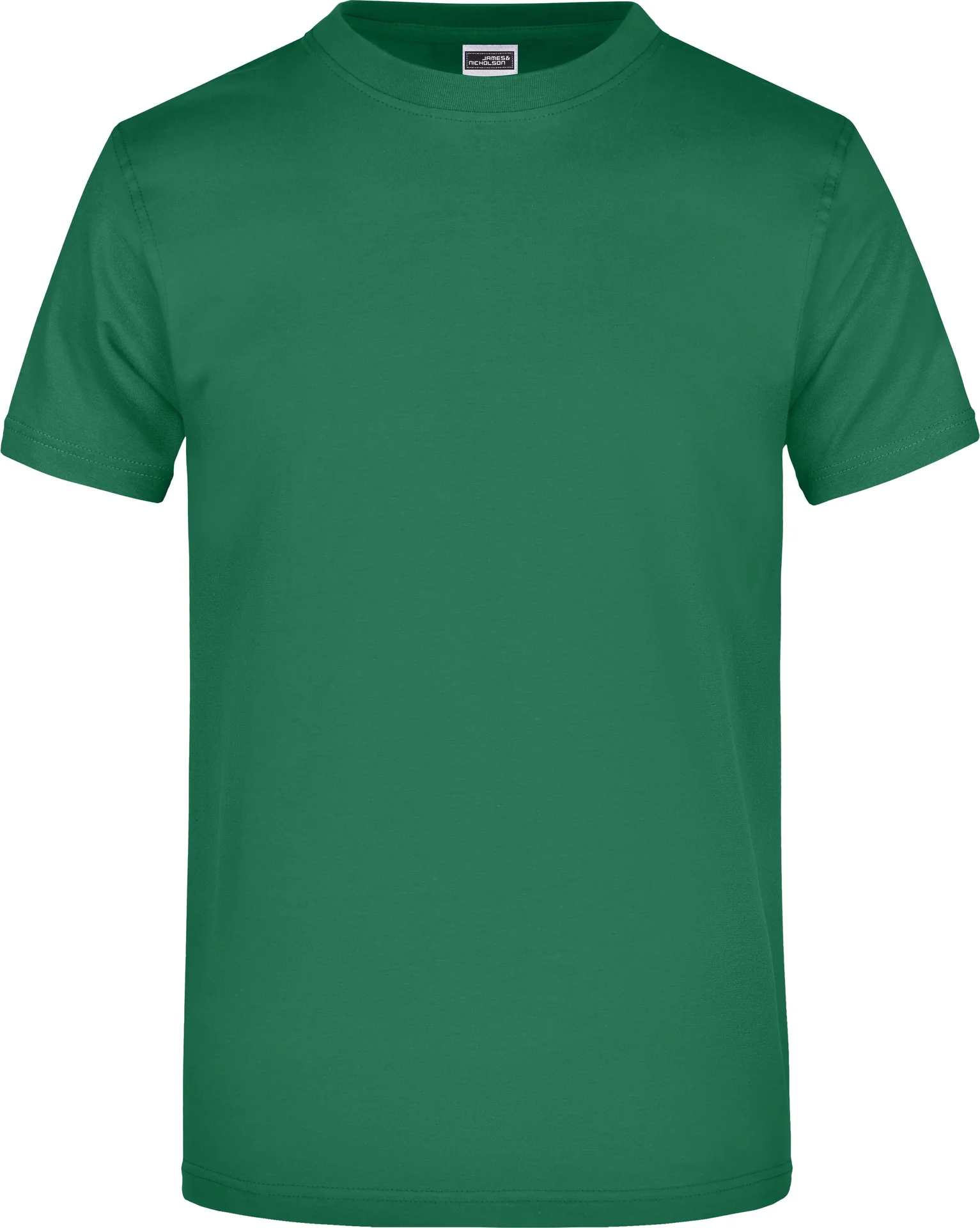 jn002-round-t-shirt-heavy-darkgreen-front-3 James & Nicholson Round-T Heavy