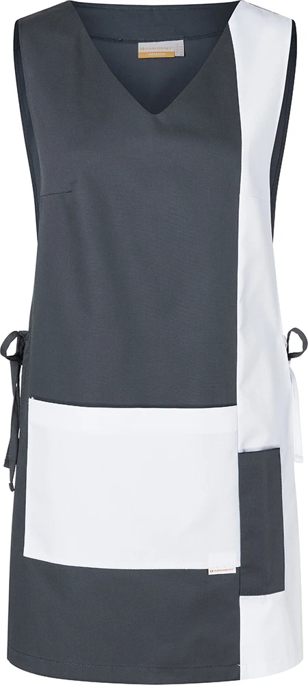karlowsky-ks38-ueberwurfkasack-marilies-anthracite-white-front-3 KARLOWSKY Überwurfkasack Marilies