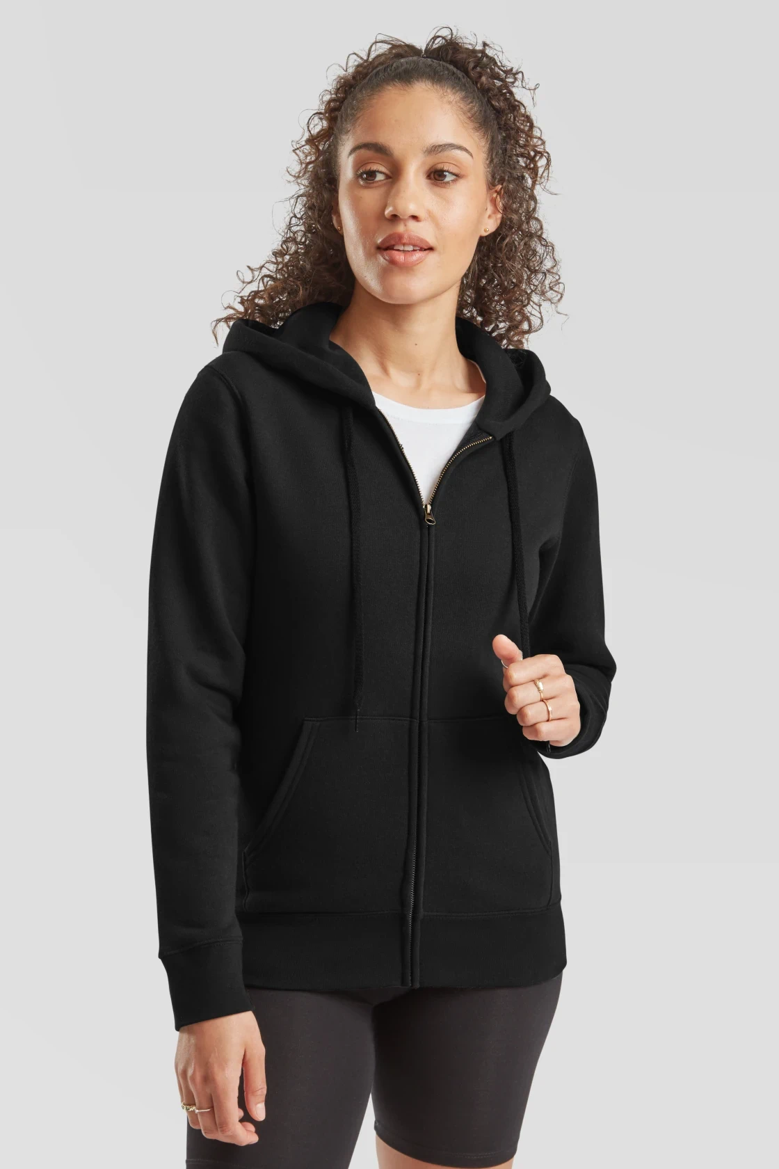 F.O.L. Ladies Premium Hooded Sweat Jacket