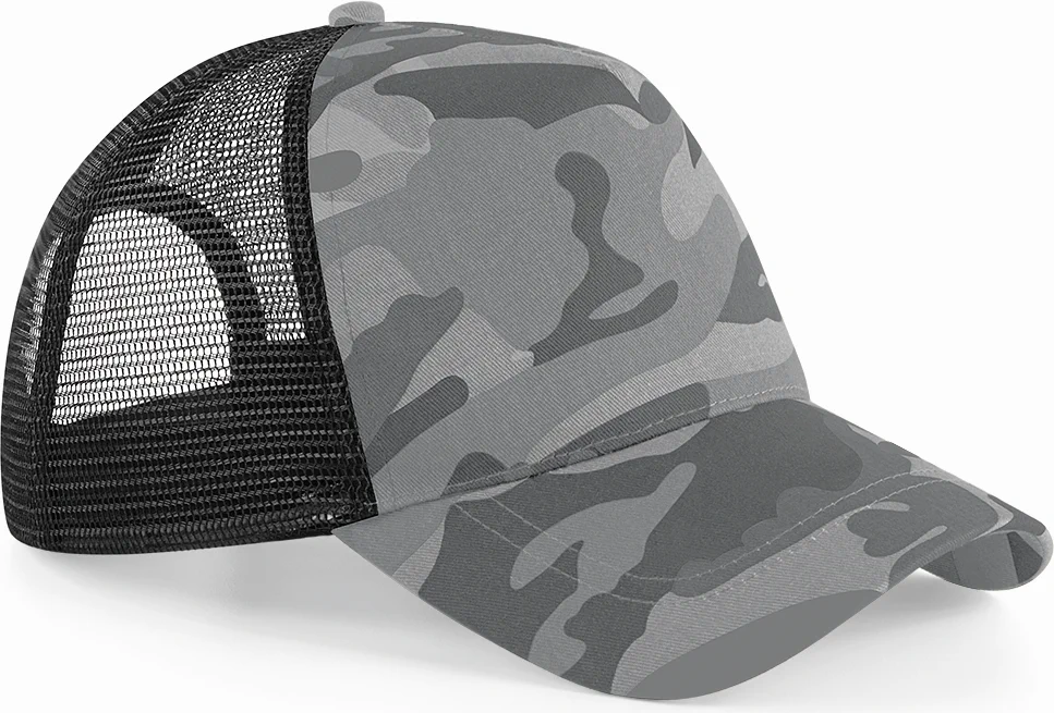 Beechfield Camo Snapback Trucker