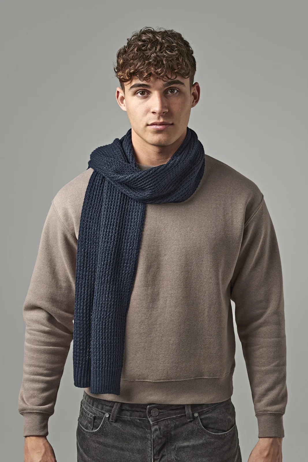 Beechfield Classic Waffle Knit Scarf