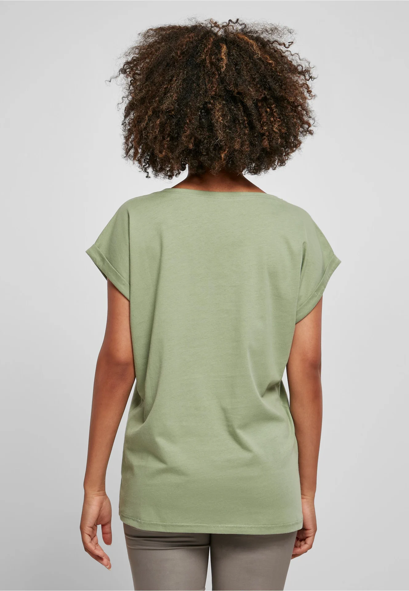 Build Your Brand Ladies Extended Shoulder Tee