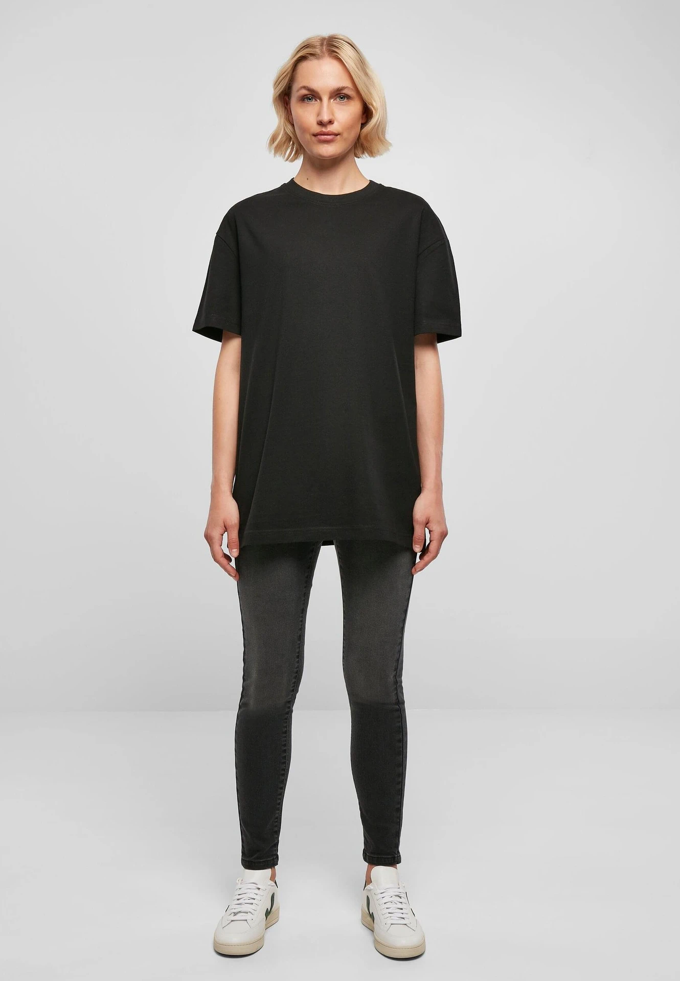 Build Your Brand Ladies Oversized Boyfriend Tee