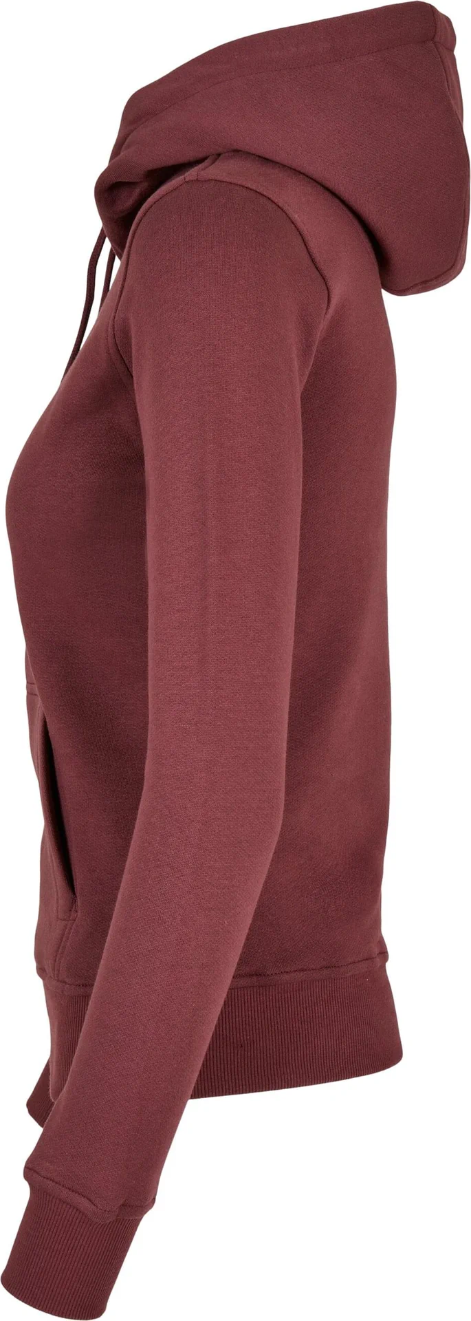 BYB-BY139-ladies-organic-hoody-cherry-left-6 Build Your Brand Ladies Organic Hoody