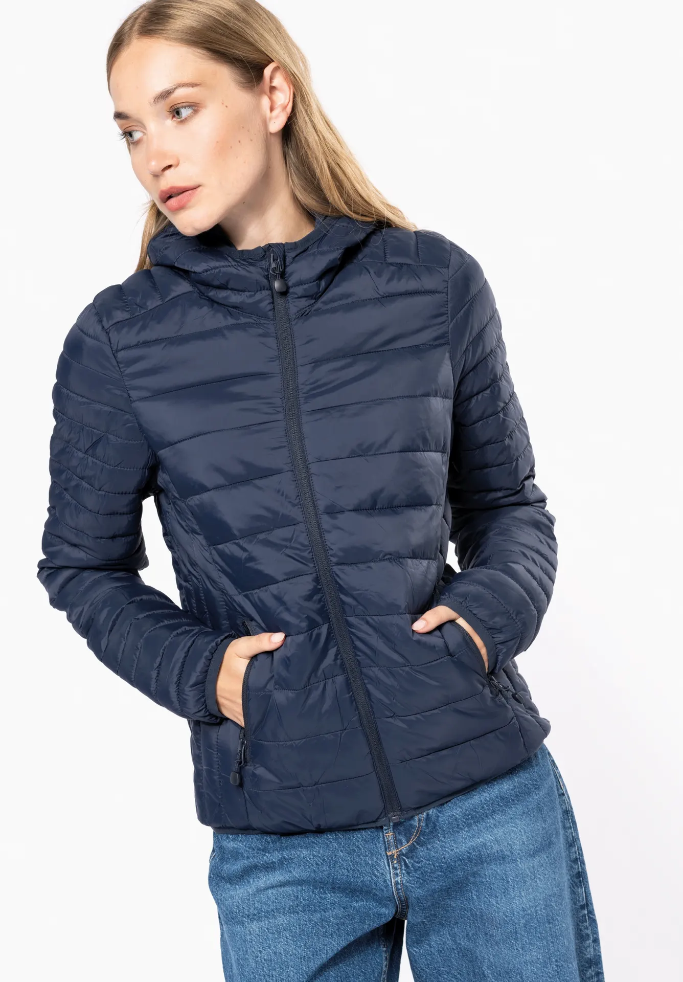 Kariban Leichte Damen Kapuzen Steppjacke