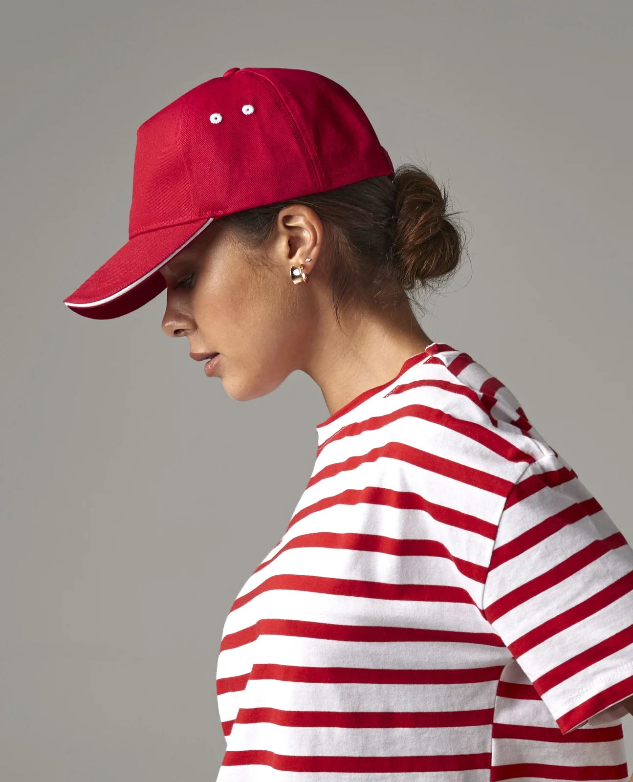 beechfield-b15c-ultimate-5-panel-cap-sandwich-peak-model-0 Beechfield Ultimate 5 Panel Cap - Sandwich Peak