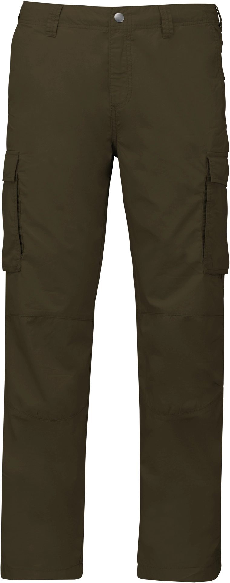 kariban-K745-herren-hose-lightkhaki-front-3 Kariban Leichte Herrenhose mit mehreren Taschen