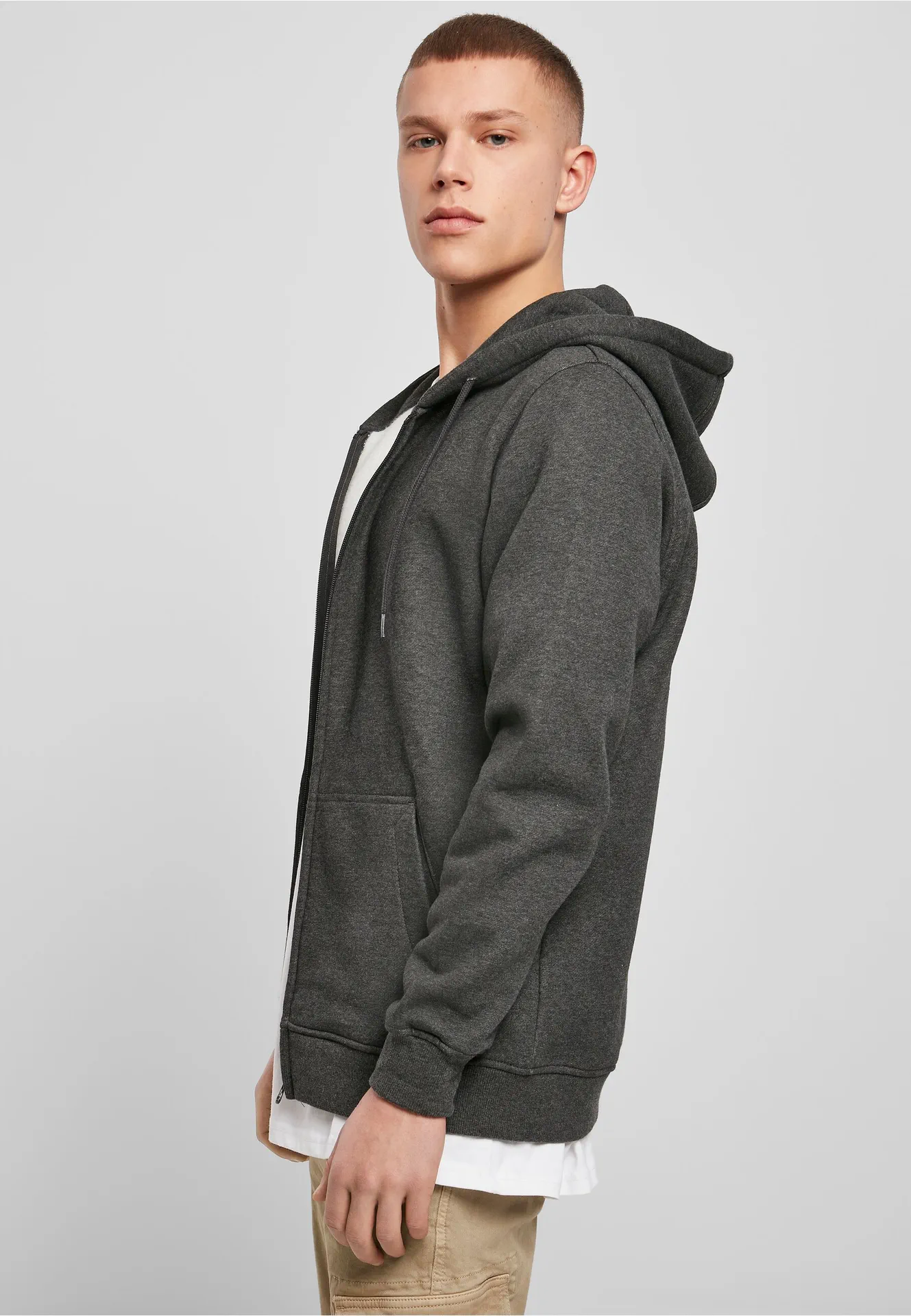 Build Your Brand Heavy Zip Hoody