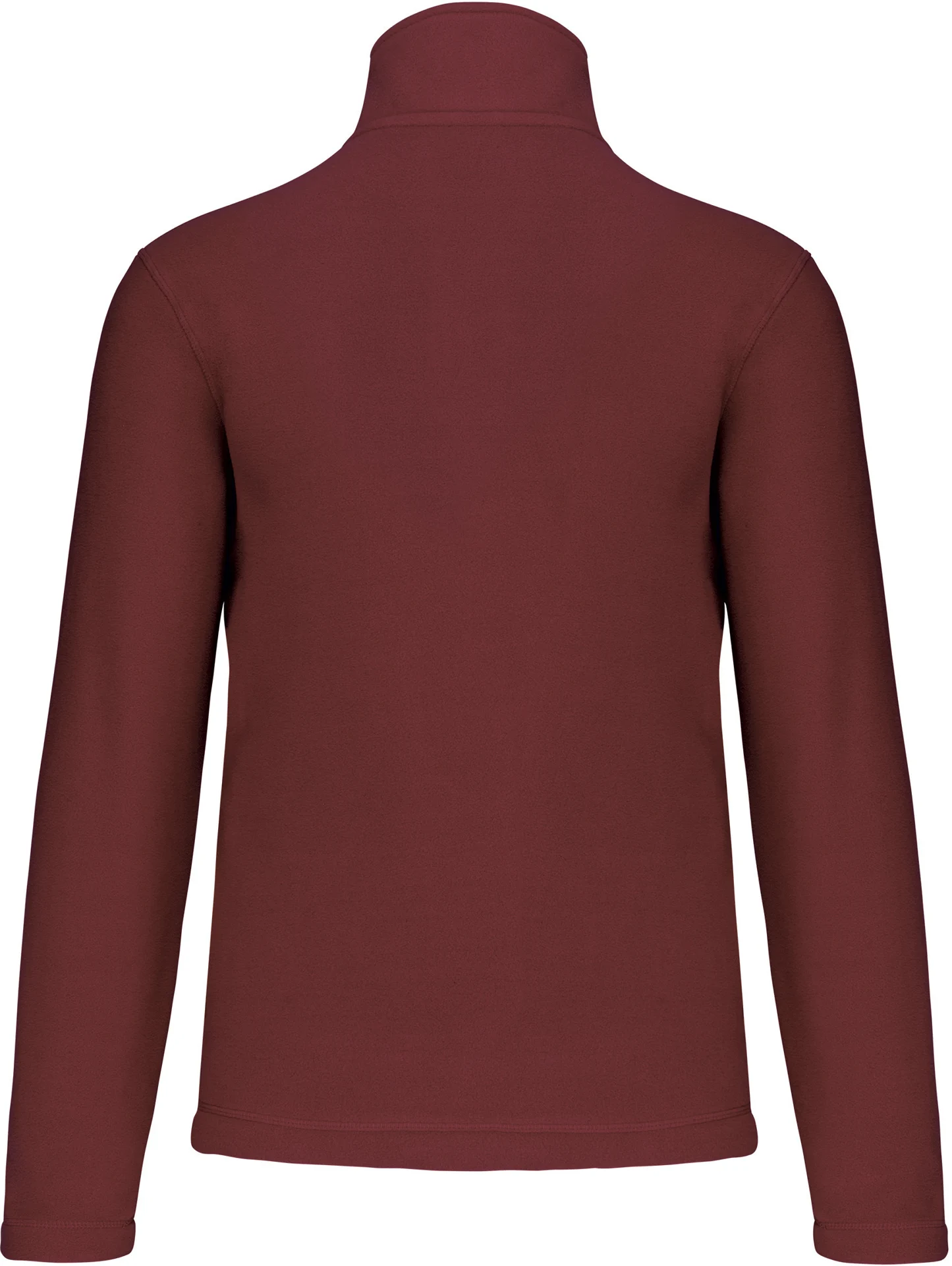 kariban-K912-microfleece-pullover-mit-viertel-zip-enzo-wine-back-6 Kariban Microfleece Pullover mit 1/4 Zip "Enzo"