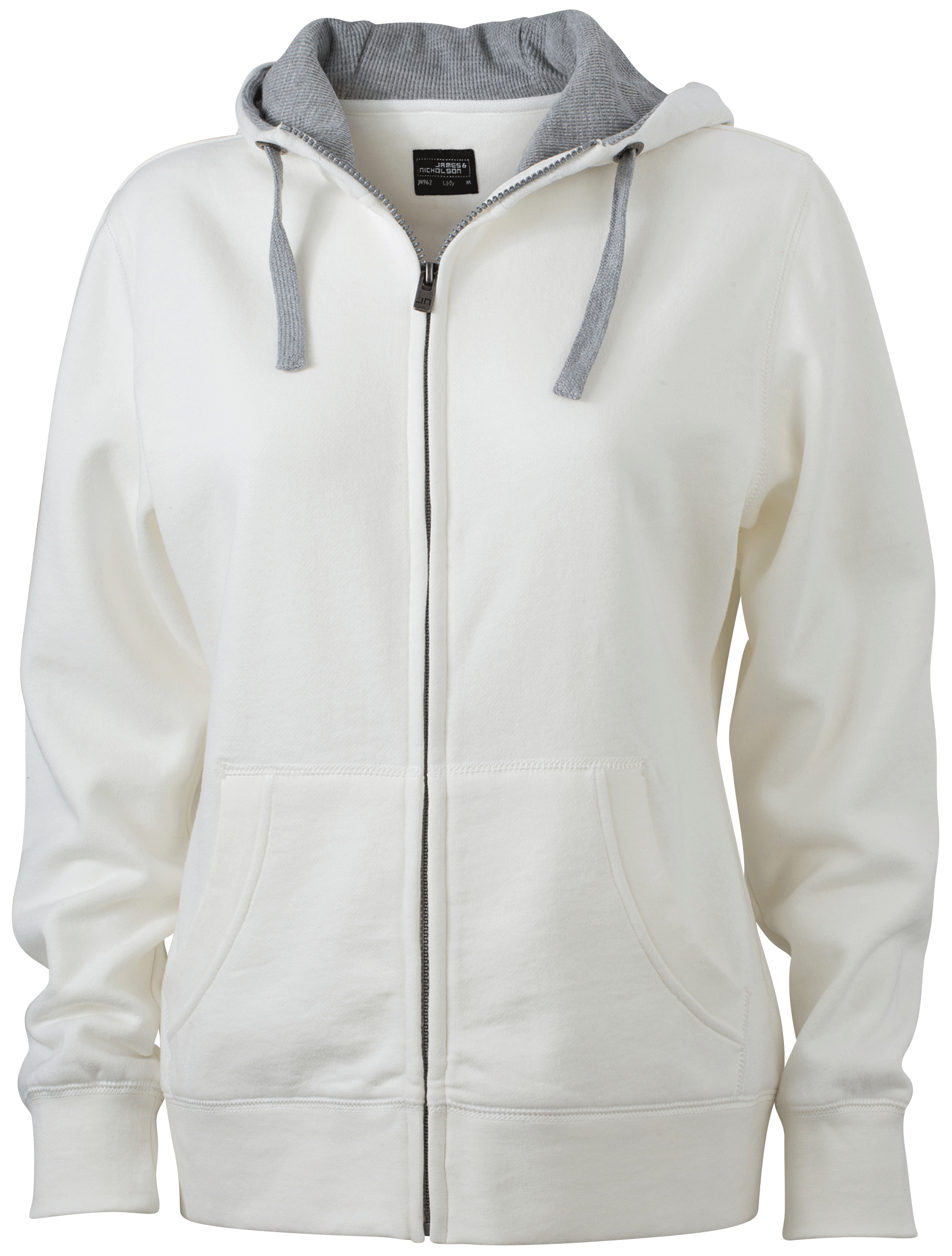 James & Nicholson Ladies Lifestyle Zip-Hoody James & Nicholson Ladies Lifestyle Zip-Hoody