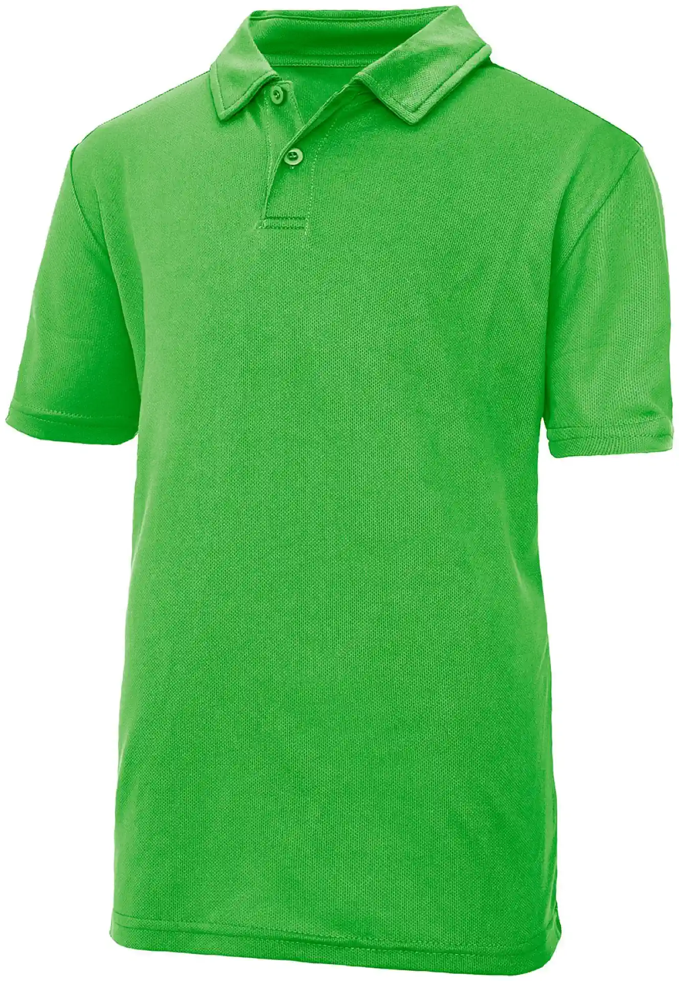 justcool-jc040j-kids-cool-poloshirt-limegreen-front-1 Just Cool Kids Cool Polo
