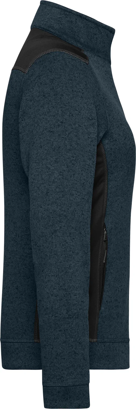 James & Nicholson Ladies Knitted Workwear Fleece Jacket -STRONG-