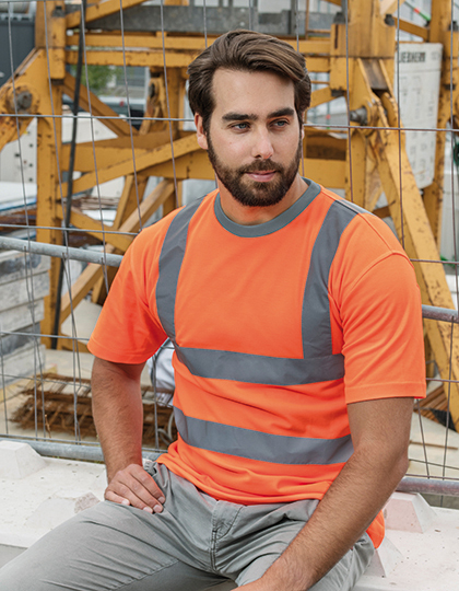 Korntex Heavy Duty Polycotton Hi-Vis T-Shirt Barcelona