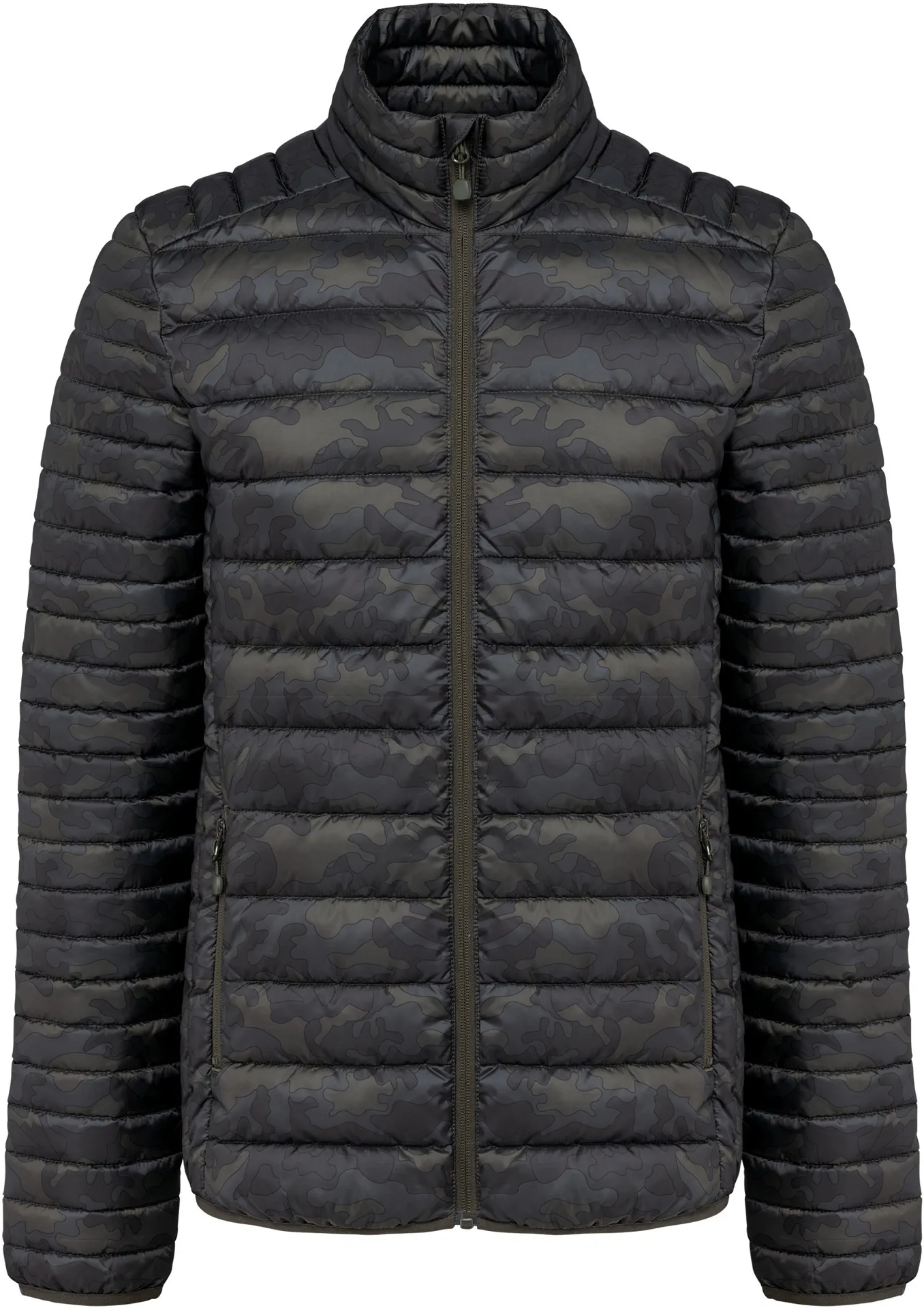 kariban-K6120-leichte-herren-steppjacke-junglecamo-front-3 Kariban Leichte Herren Steppjacke