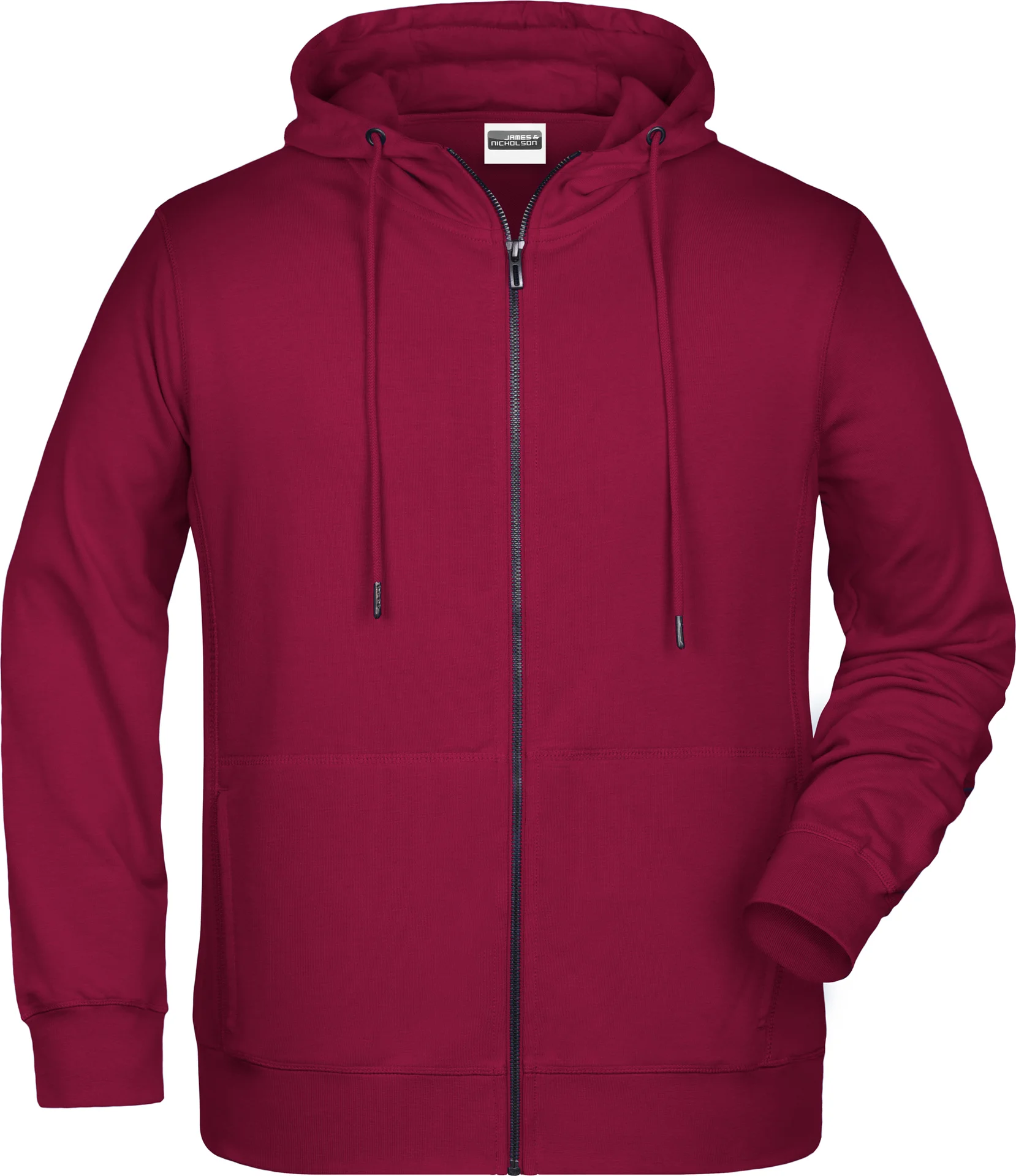 James & Nicholson Men`s Zip-Hoody