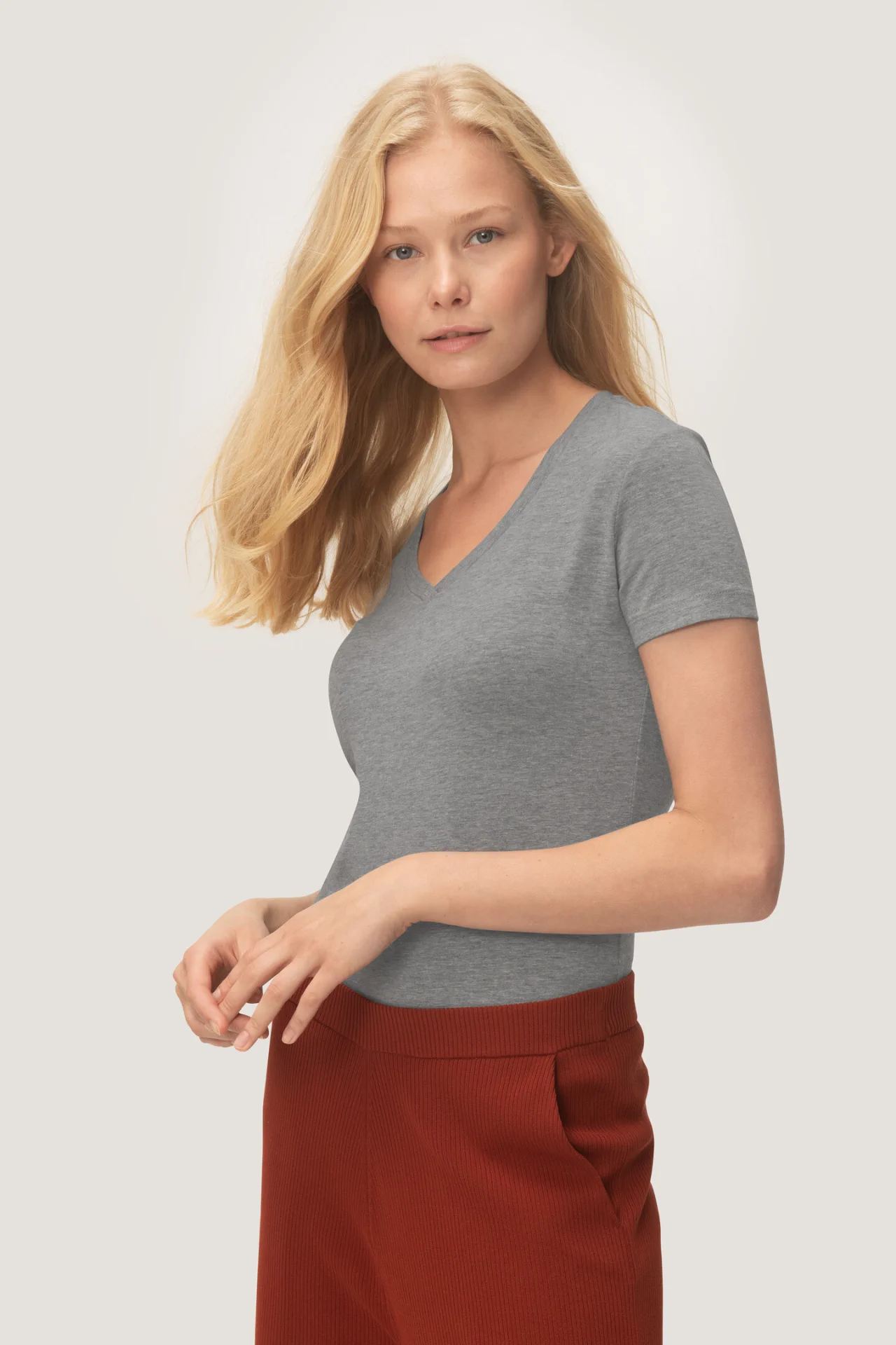 HAKRO Damen-V-Shirt 172 Stretch HAKRO Damen-V-Shirt 172 Stretch