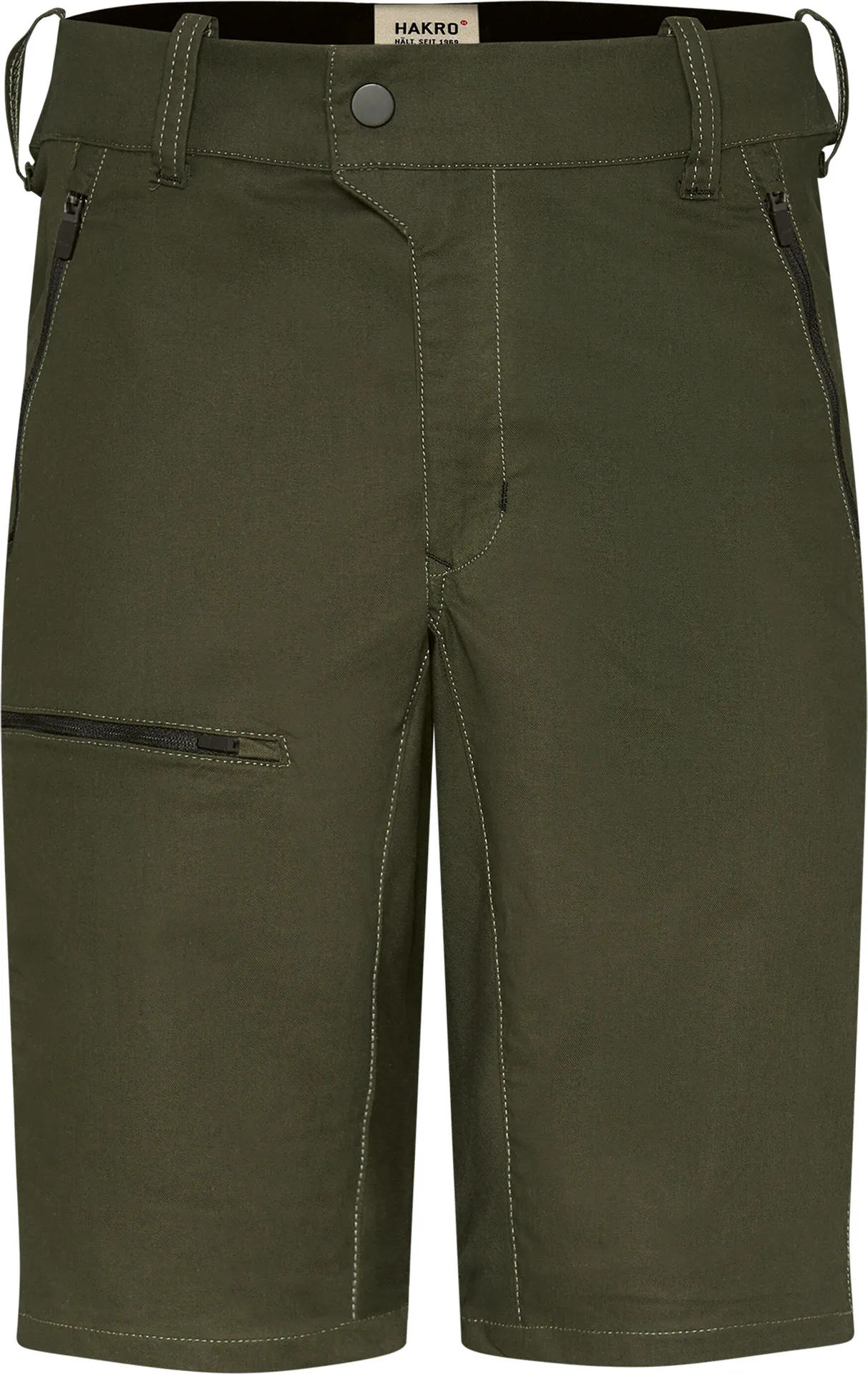 hakro-713-performanceshorts-eco-olive-front-1 HAKRO Performanceshorts 713 ECO