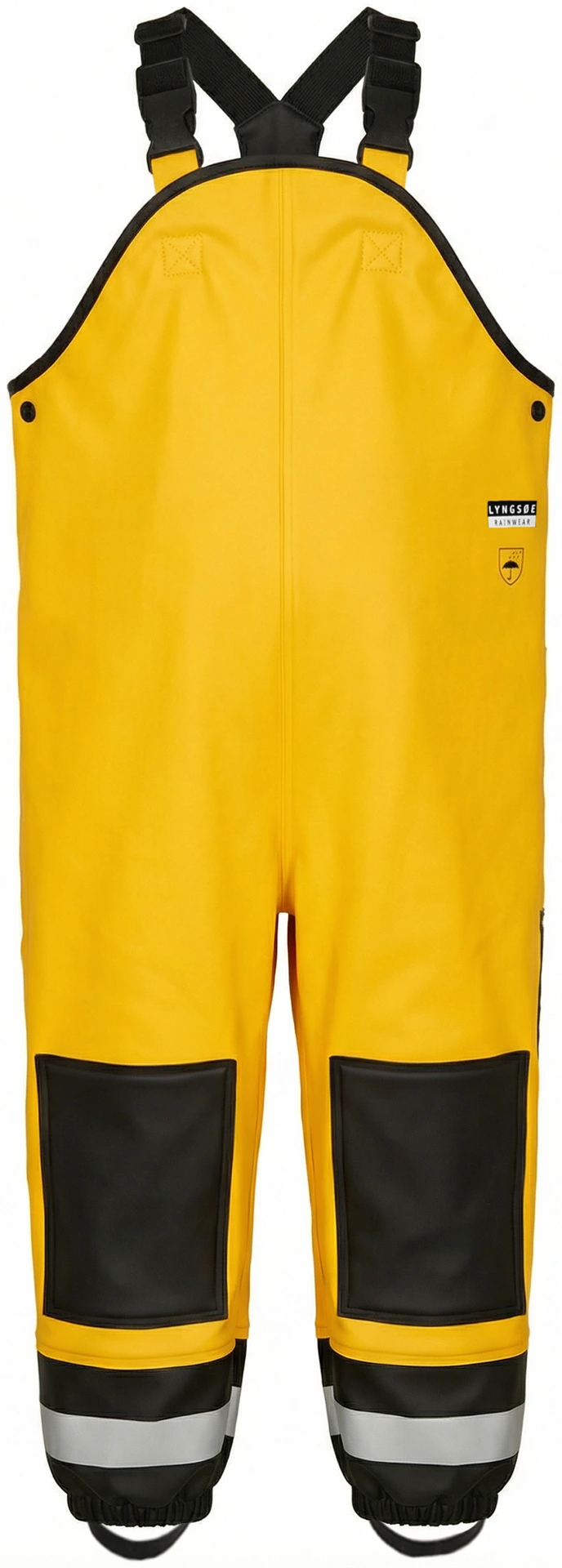 lyngsoe-f1552-kid-regenset-jacke-und-latzhose-mit-weichem-fleecefutter-gelb-3 Lyngsøe F1552-KID Regenset Jacke & Latzhose mit weichem Fleecefutter