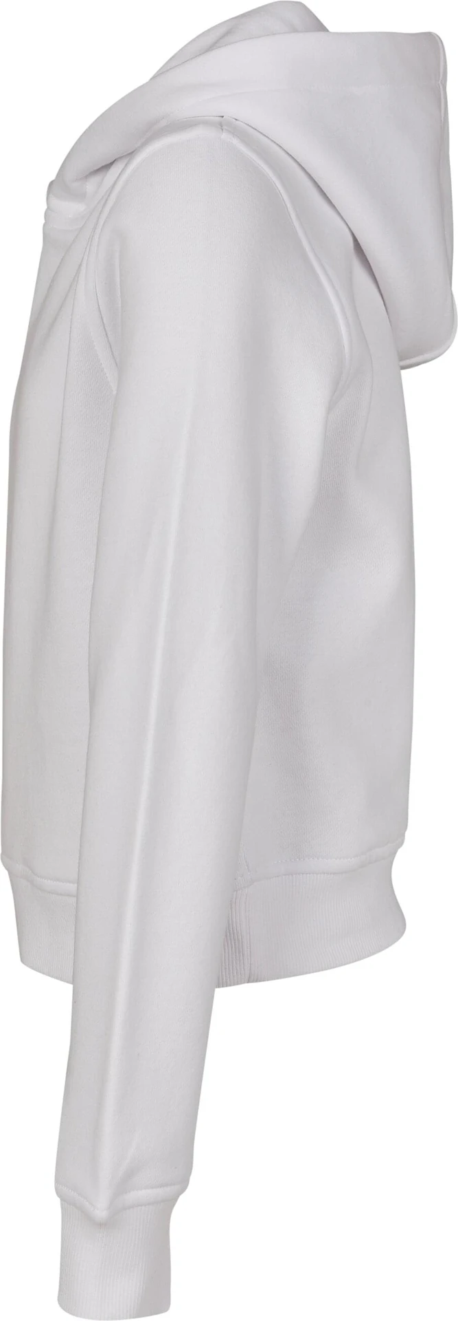BYB-BY113-girls-cropped-sweat-hoody-white-left-6 Build Your Brand Girls Cropped Sweat Hoody
