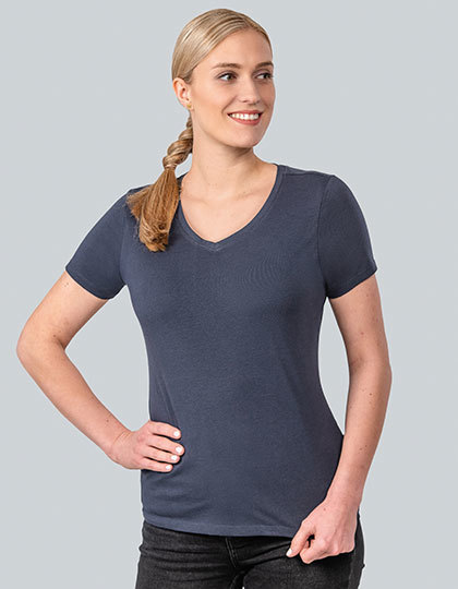 HRM Damen Luxury V-Neck Tees