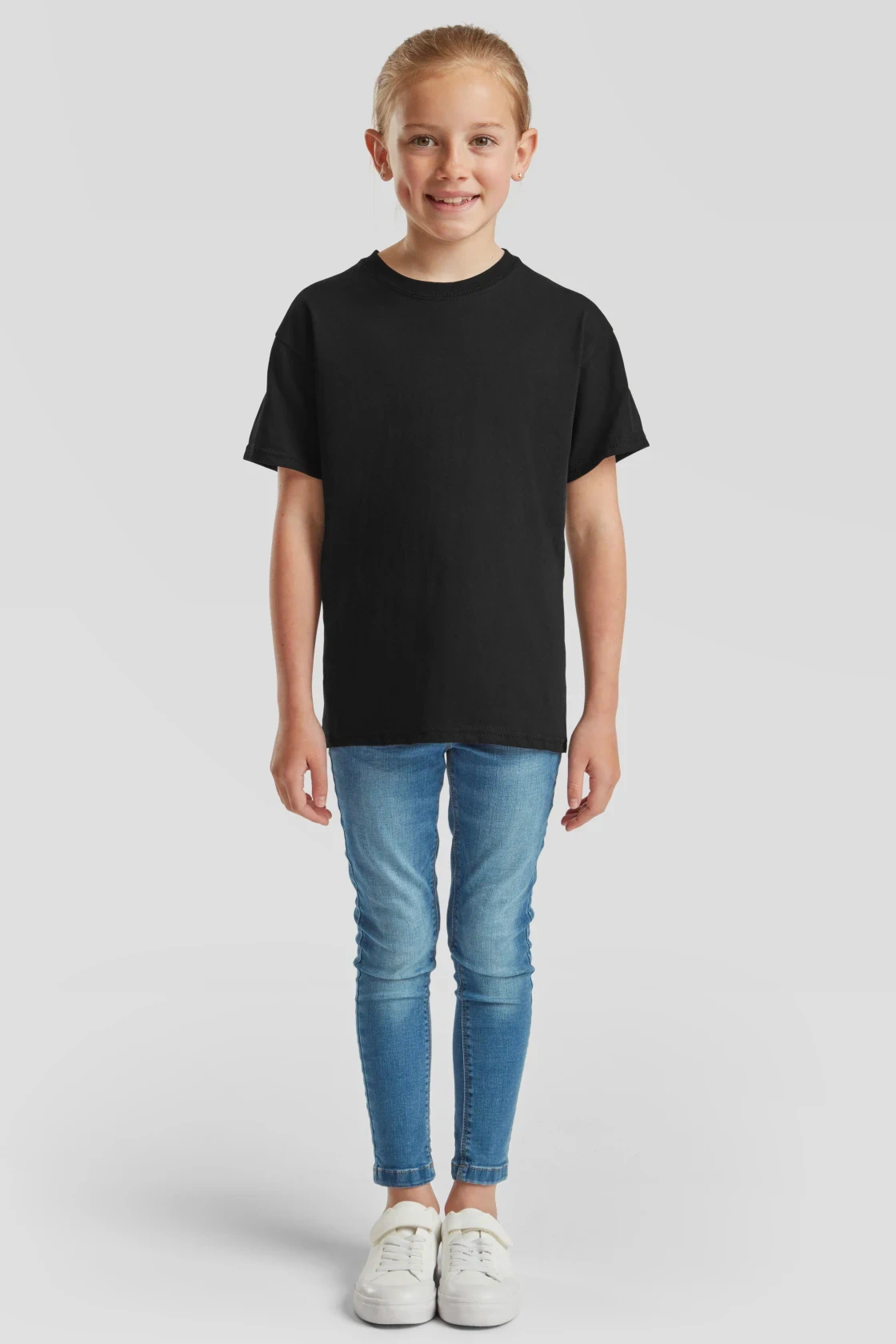 fruit-of-the-loom-61-019-0-kids-original-t-shirt-black-model-3 F.O.L. Kids Original T