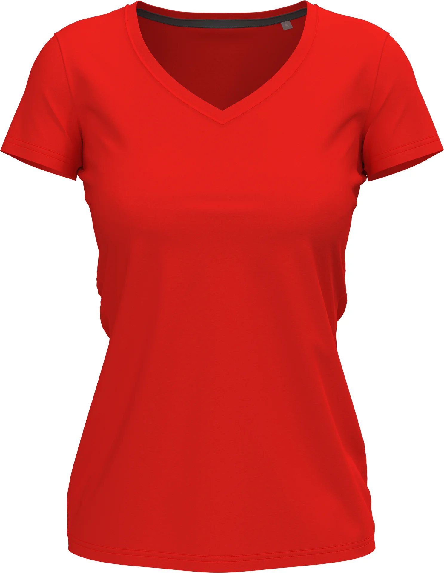 stedman-st9710-v-neck-t-shirt-claire-scarletred-front-4 Stedman Claire V-Neck for women