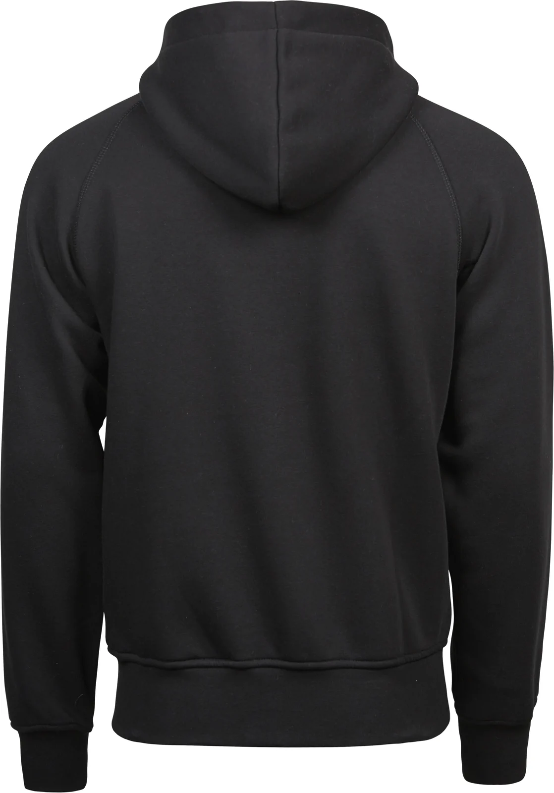tee-jays-5435-mens-fashion-full-zip-hood-black-back-3 Tee Jays Men's Fashion Full Zip Hood