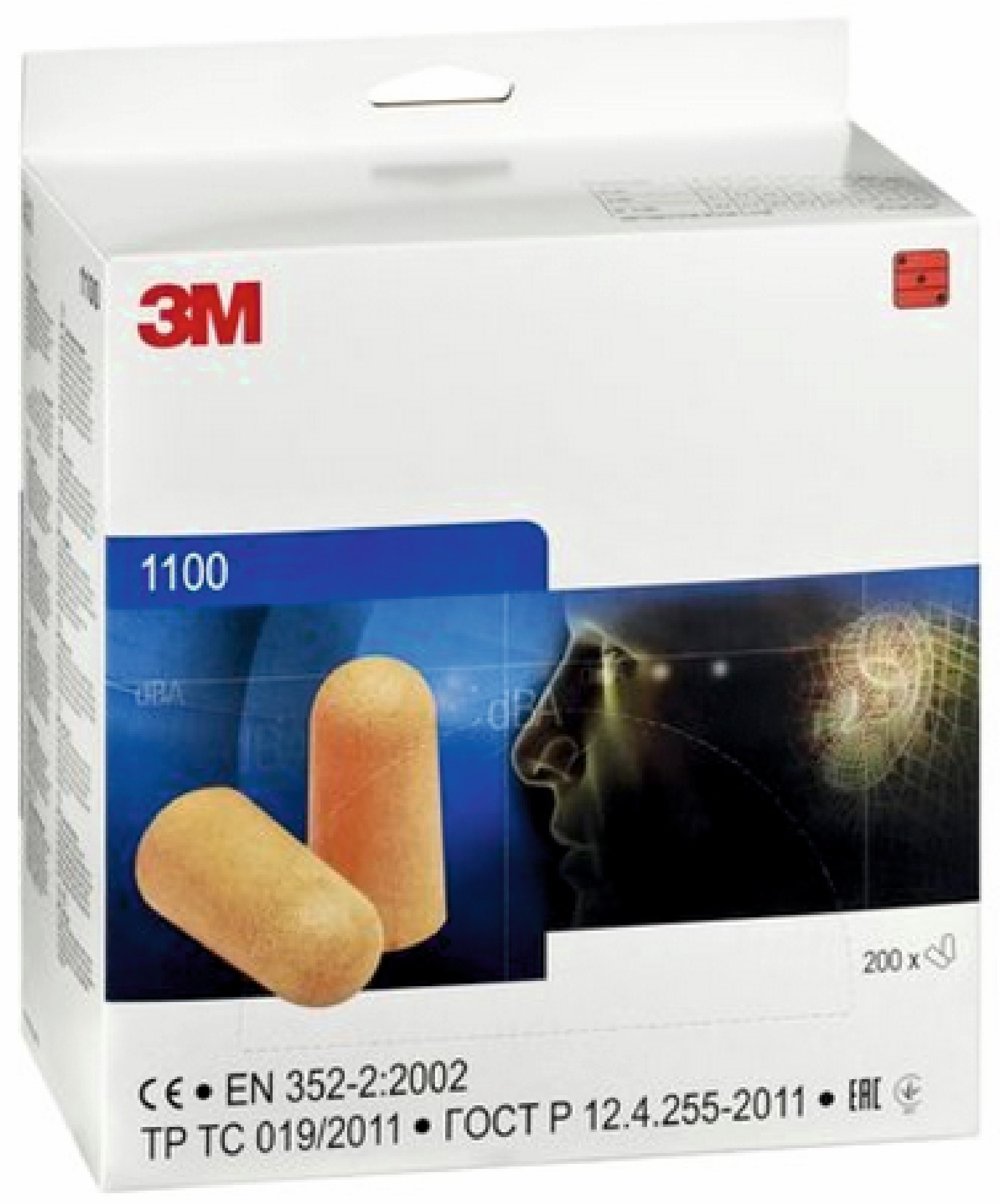 3M Schaumstoff-Gehörschutzstöpsel 200 Paar 3M Schaumstoff-Gehörschutzstöpsel 200 Paar