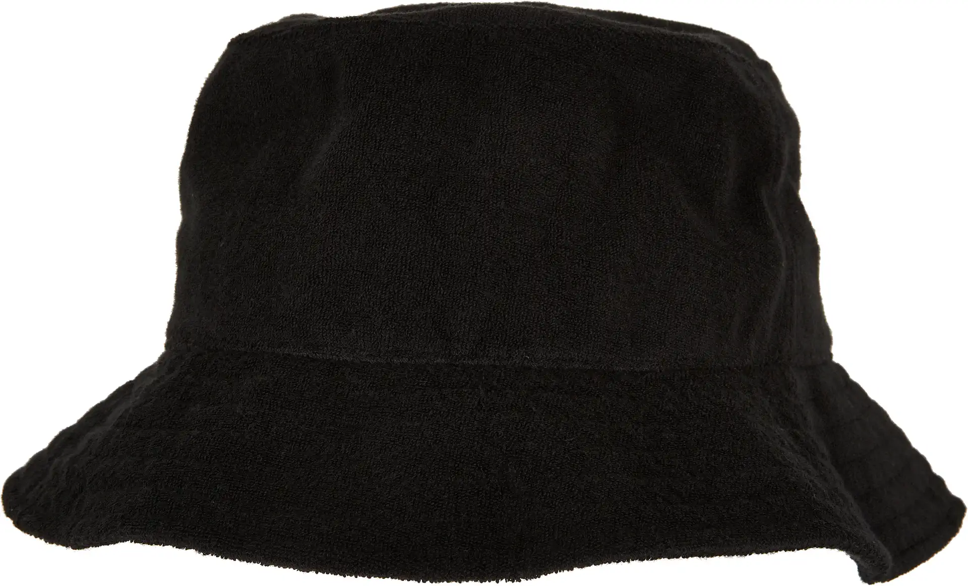 flexfit-5003fb-frott-shirt-bucket-hat-black-front-2 FLEXFIT Frottee Bucket Hat