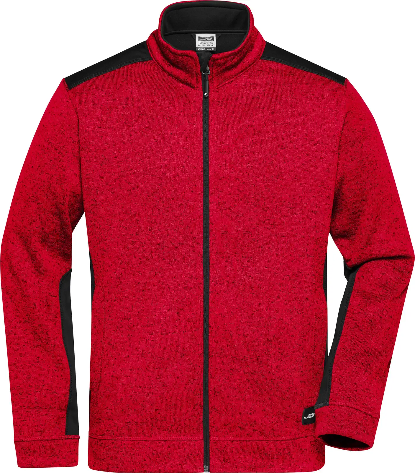 James & Nicholson Men's Knitted Workwear Fleece Jacket -STRONG-