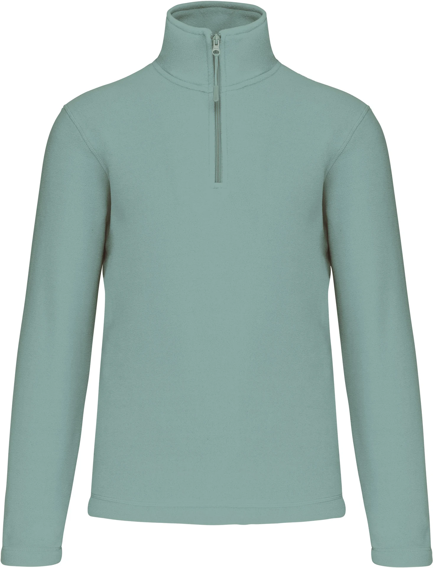 kariban-K912-microfleece-pullover-mit-viertel-zip-enzo-sage-front-3 Kariban Microfleece Pullover mit 1/4 Zip "Enzo"